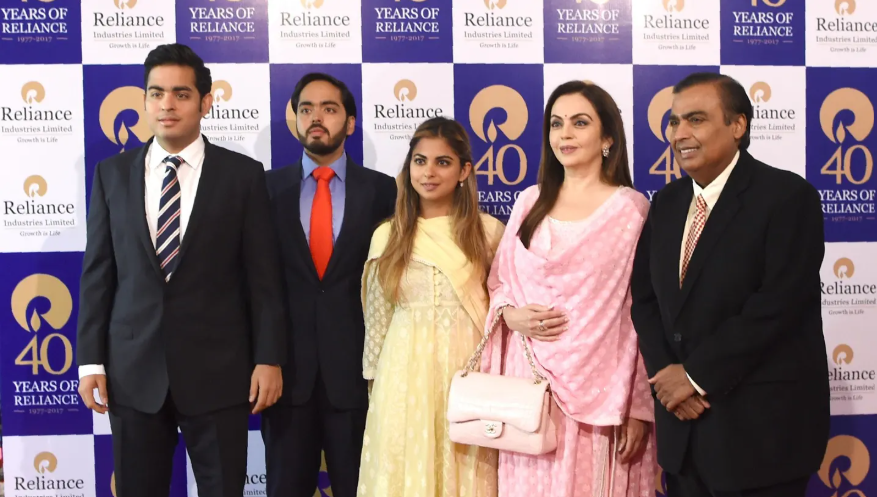 Ambani family represents business success and entrepreneurship in Gujarat