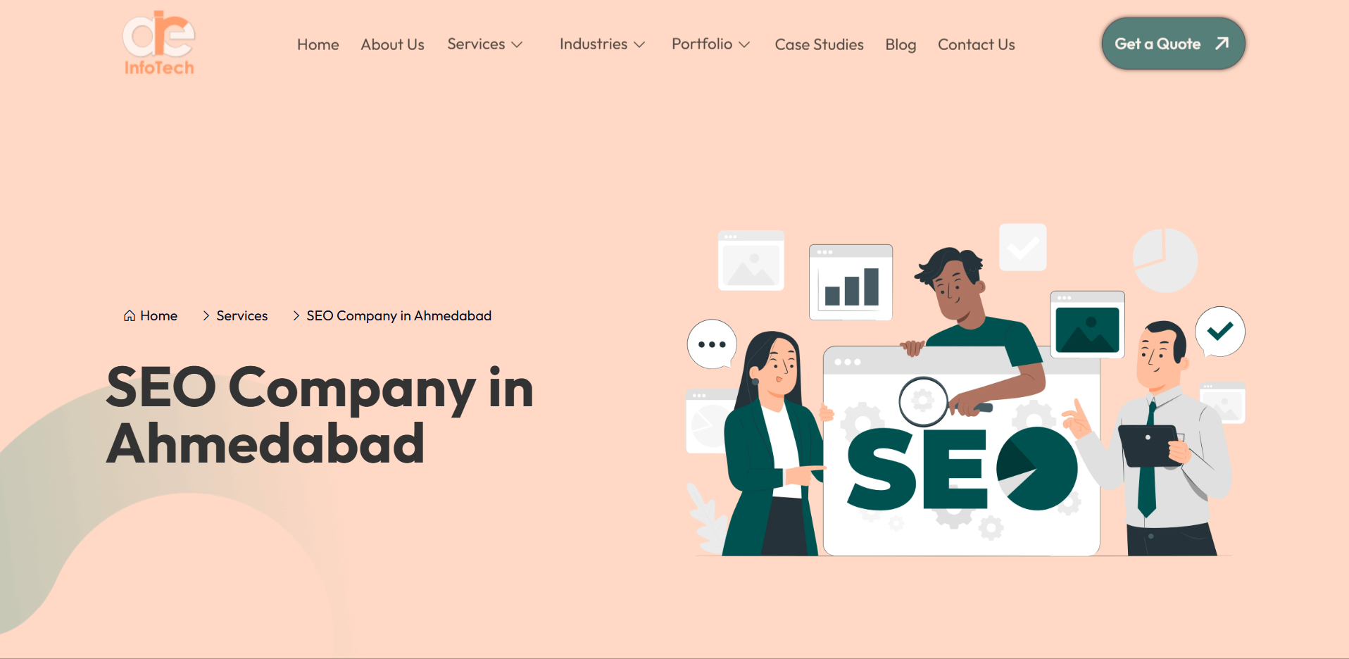 Are InfoTech is one of the best SEO service providers in Ahmedabad.