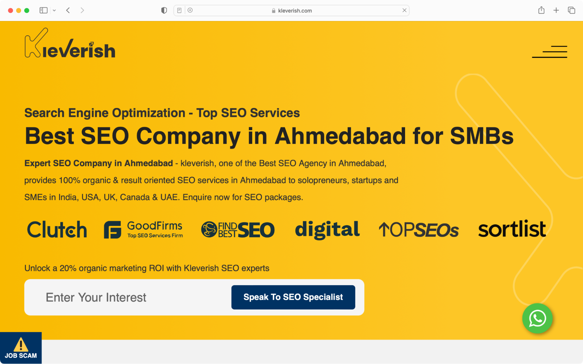 Kleverish is one of the best SEO agencies in Ahmedabad.