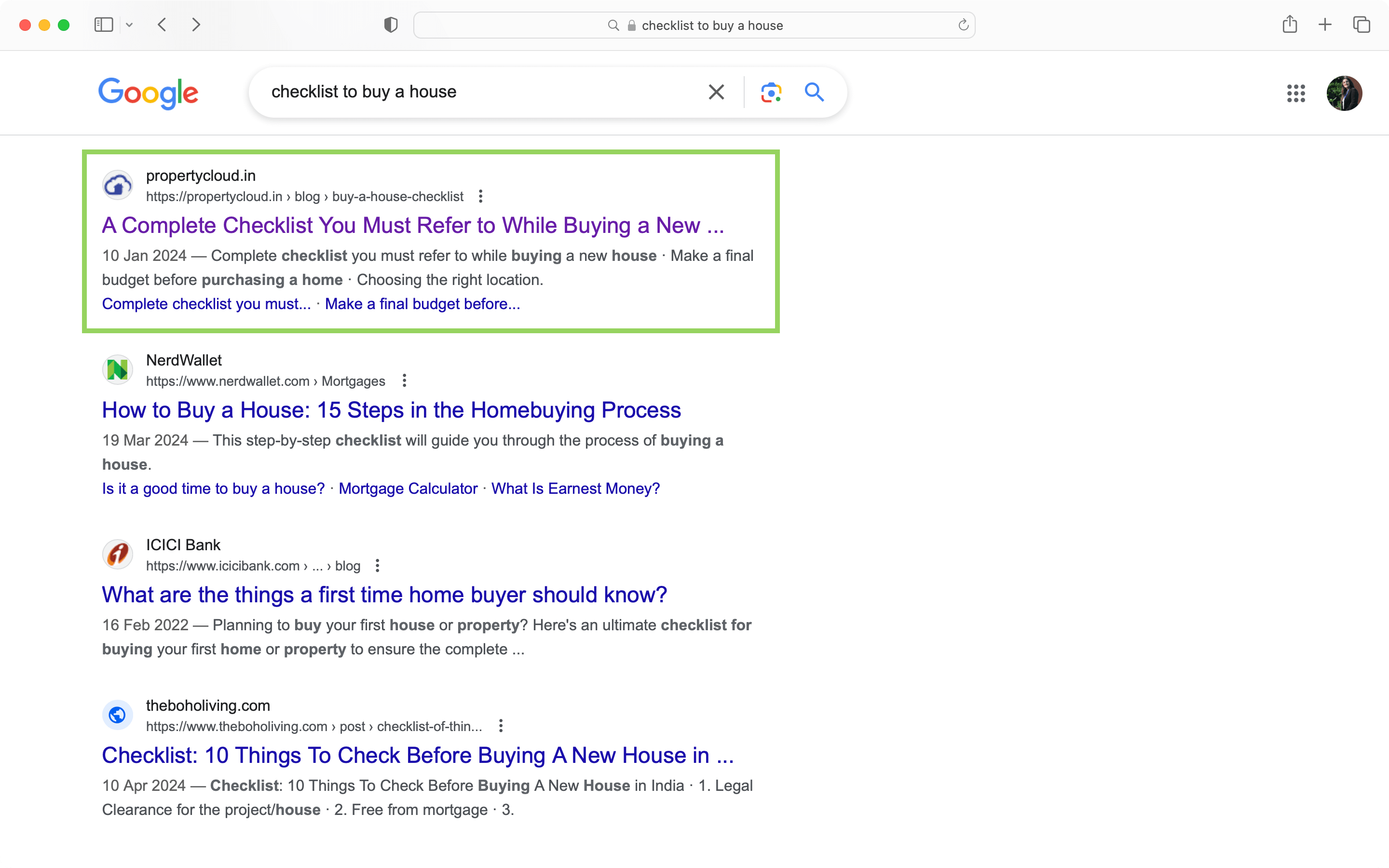 Types of SEO content example of link generation blog posts.