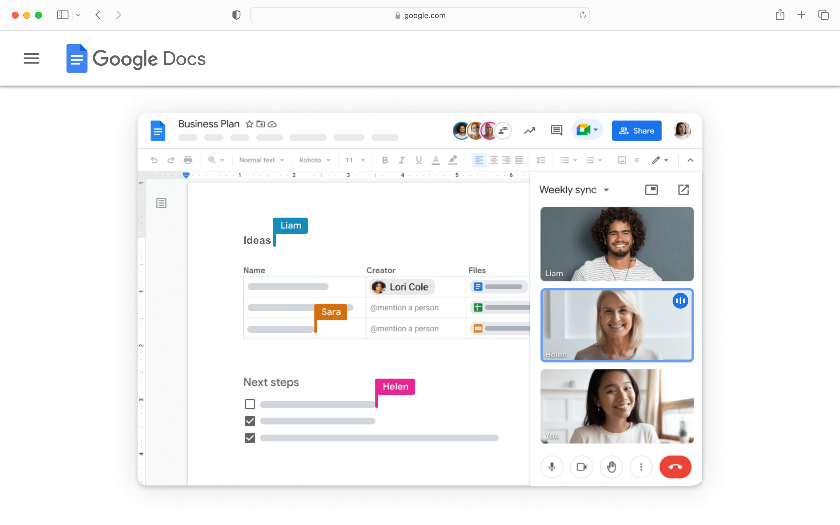 SEO copywriting tool Google Docs.