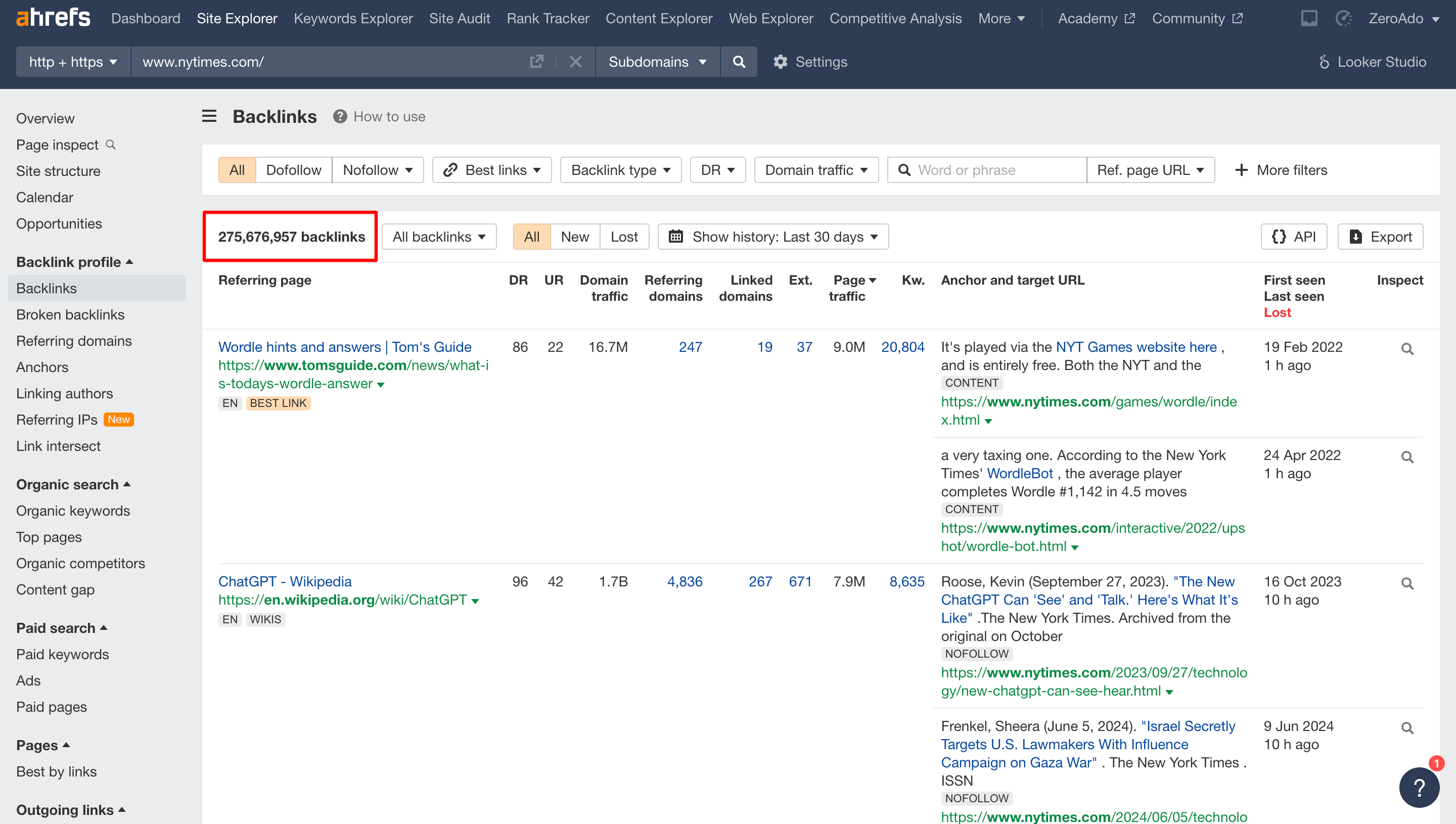 Backlinking building is one of the top practices of the off-page type of SEO.