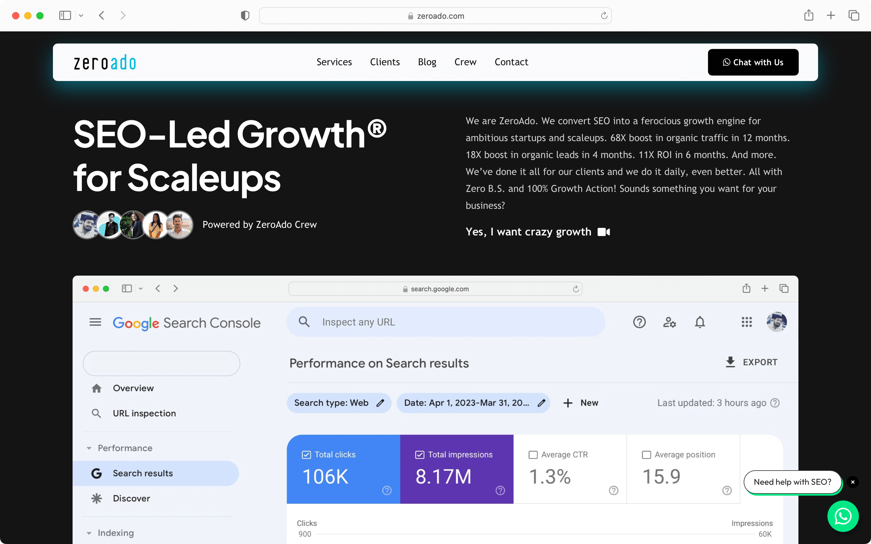 ZeroAdo is one of the best content marketing agencies for SaaS.