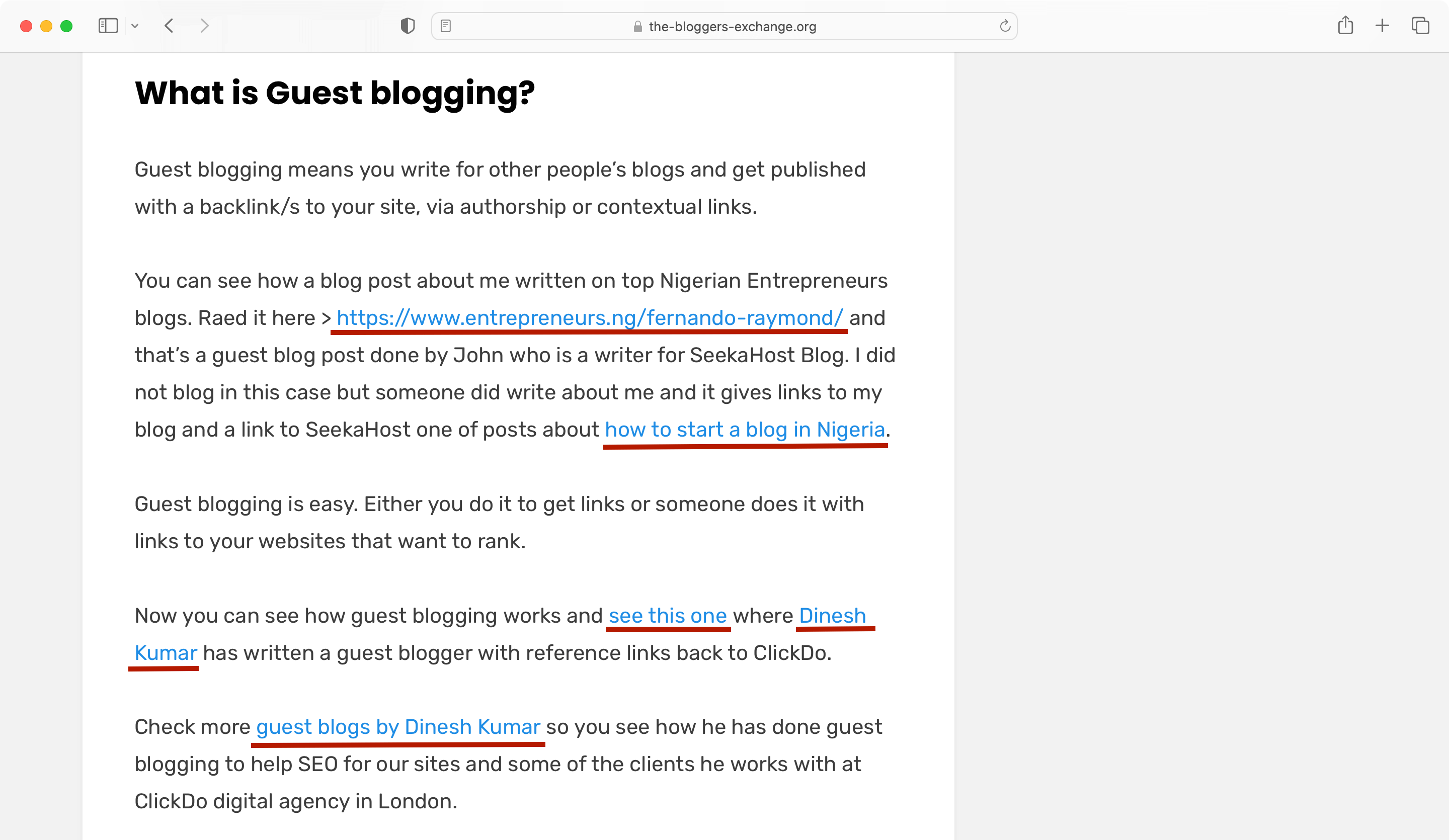 Avoid buying backlinks from websites with spammy links.