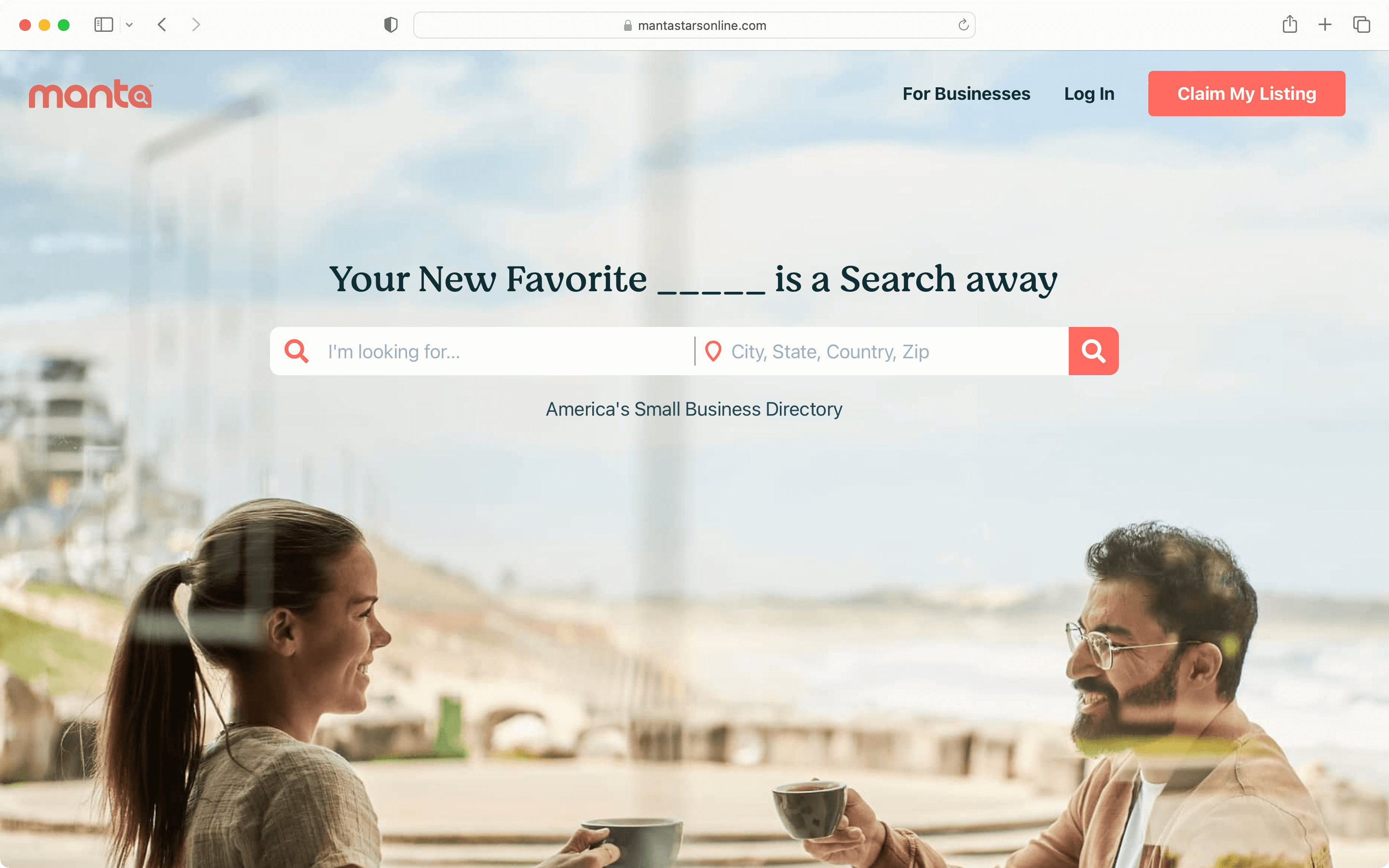 Get local SEO backlinks from Manta, a directory in the USA.