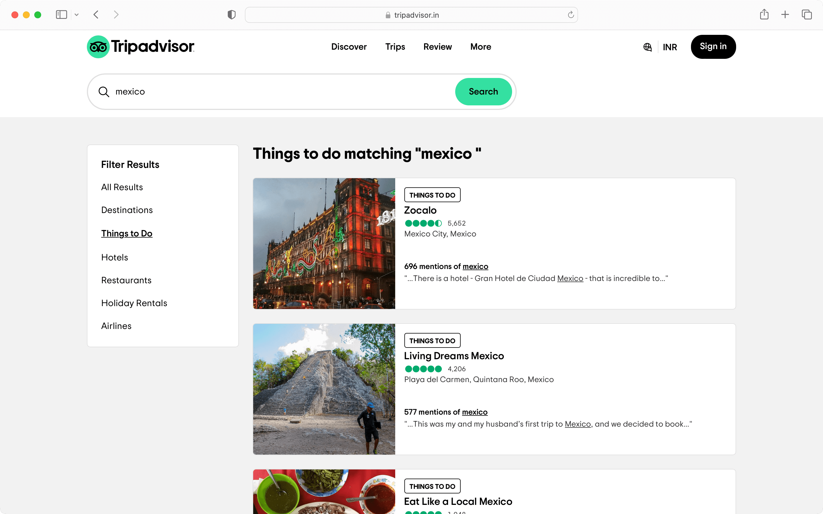Tripadvisor, is another platform for building local SEO backlinks from a niche directory.