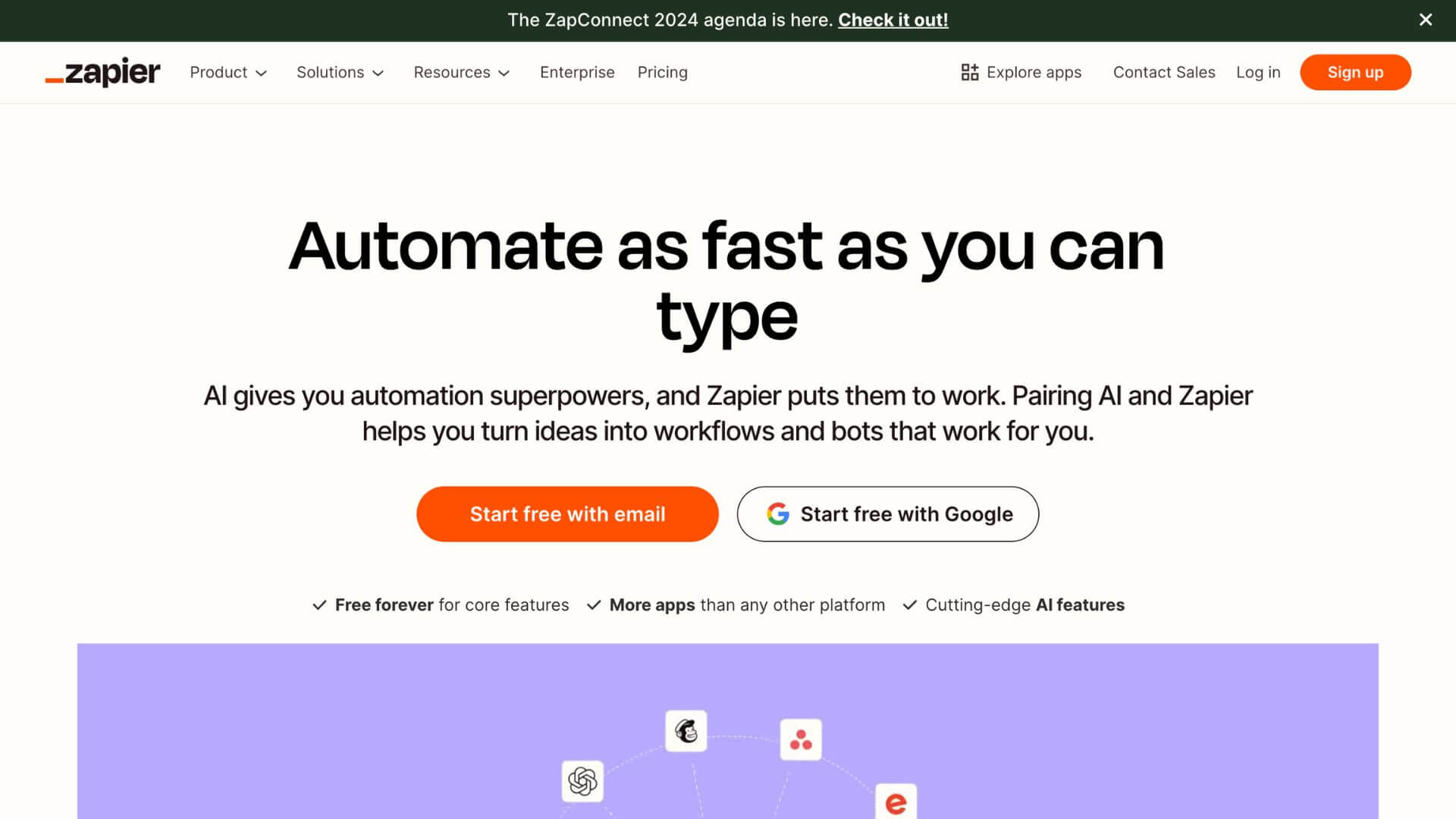 You can do quality link building from Zapier.