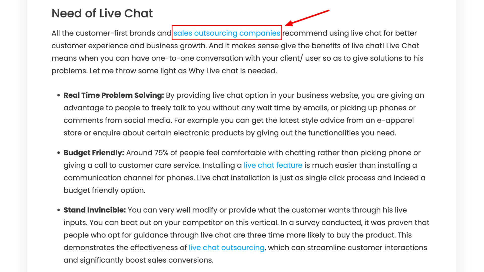Example of quality backlink built by ZeroAdo.