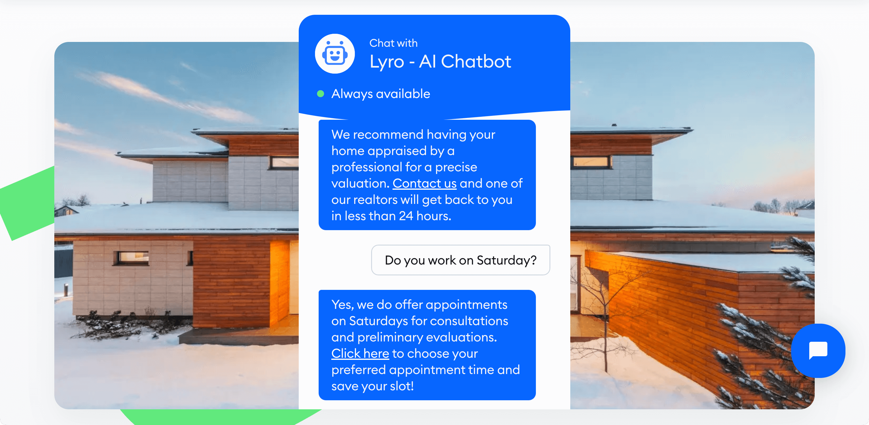 An example of smart AI chatbot.