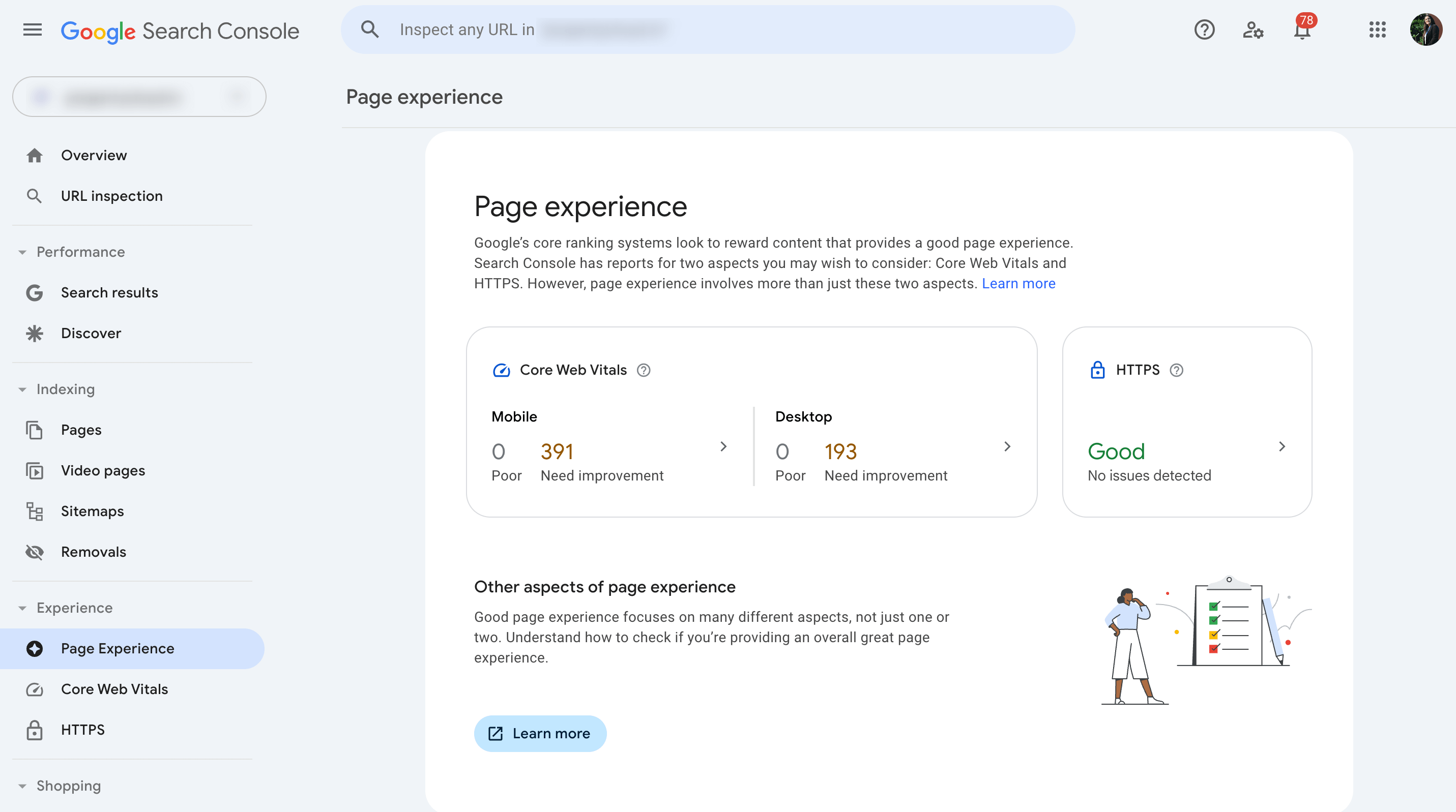 Google takes page experience as a metric when it comes to website authority.
