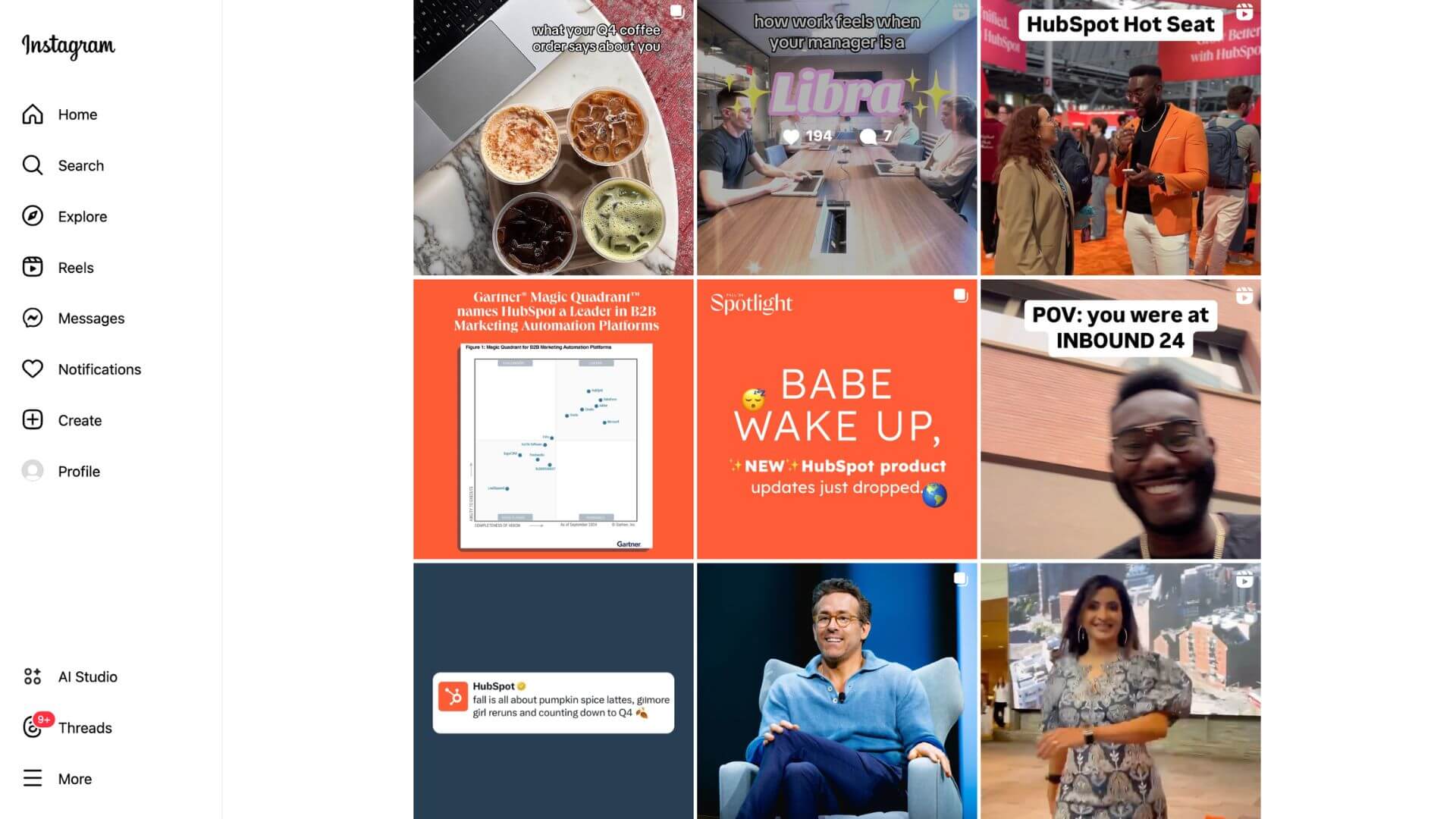 Hubspot leveraging social media marketing for saas growth. 