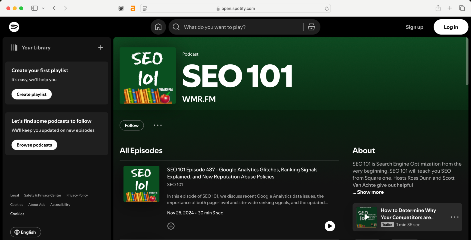 SEO 101 is one of the best SEO podcasts.