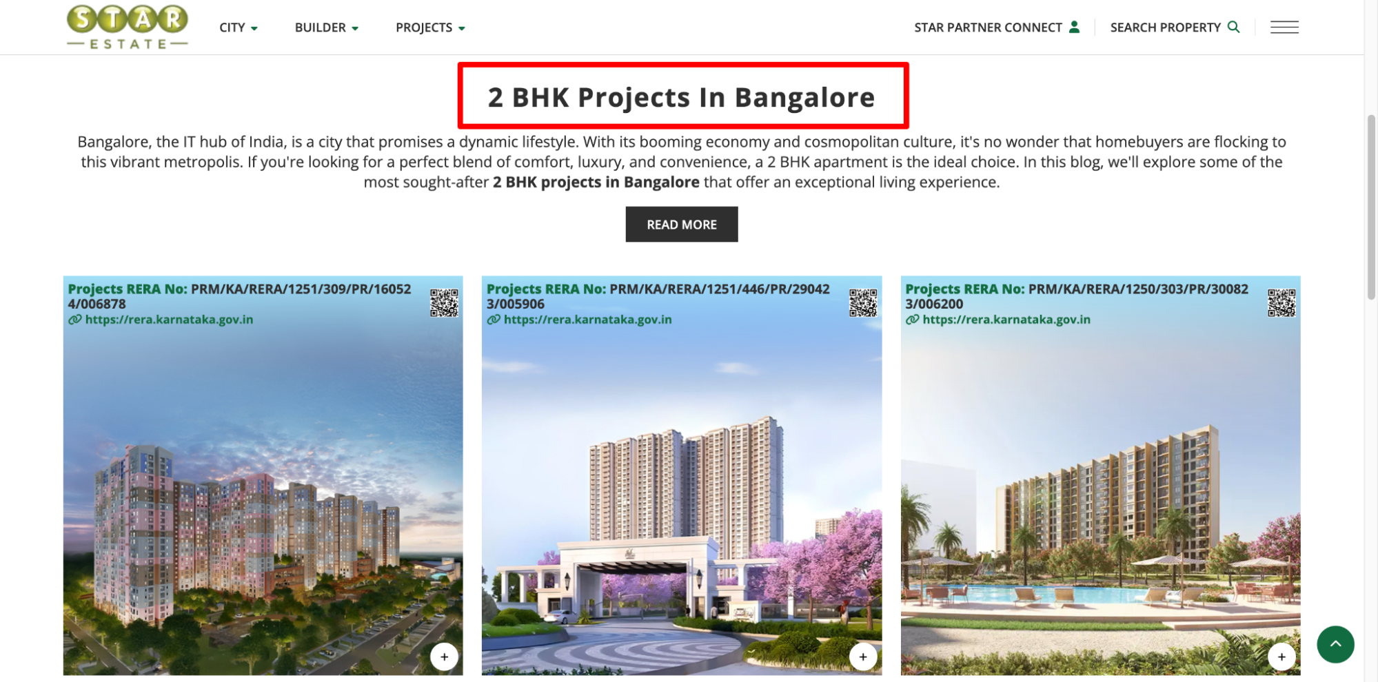 Star Estate showcases top 2BHK residential projects across India for smart homebuyers.