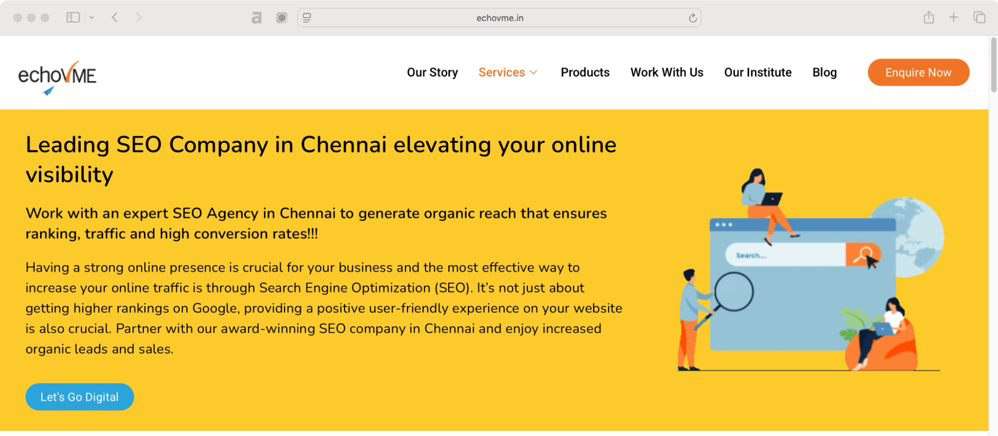 echoVME Digital provides some of the best SEO services in India.