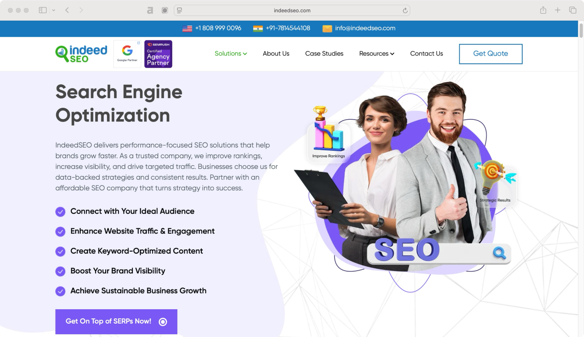 IndeedSEO is one of the best SEO companies in India.