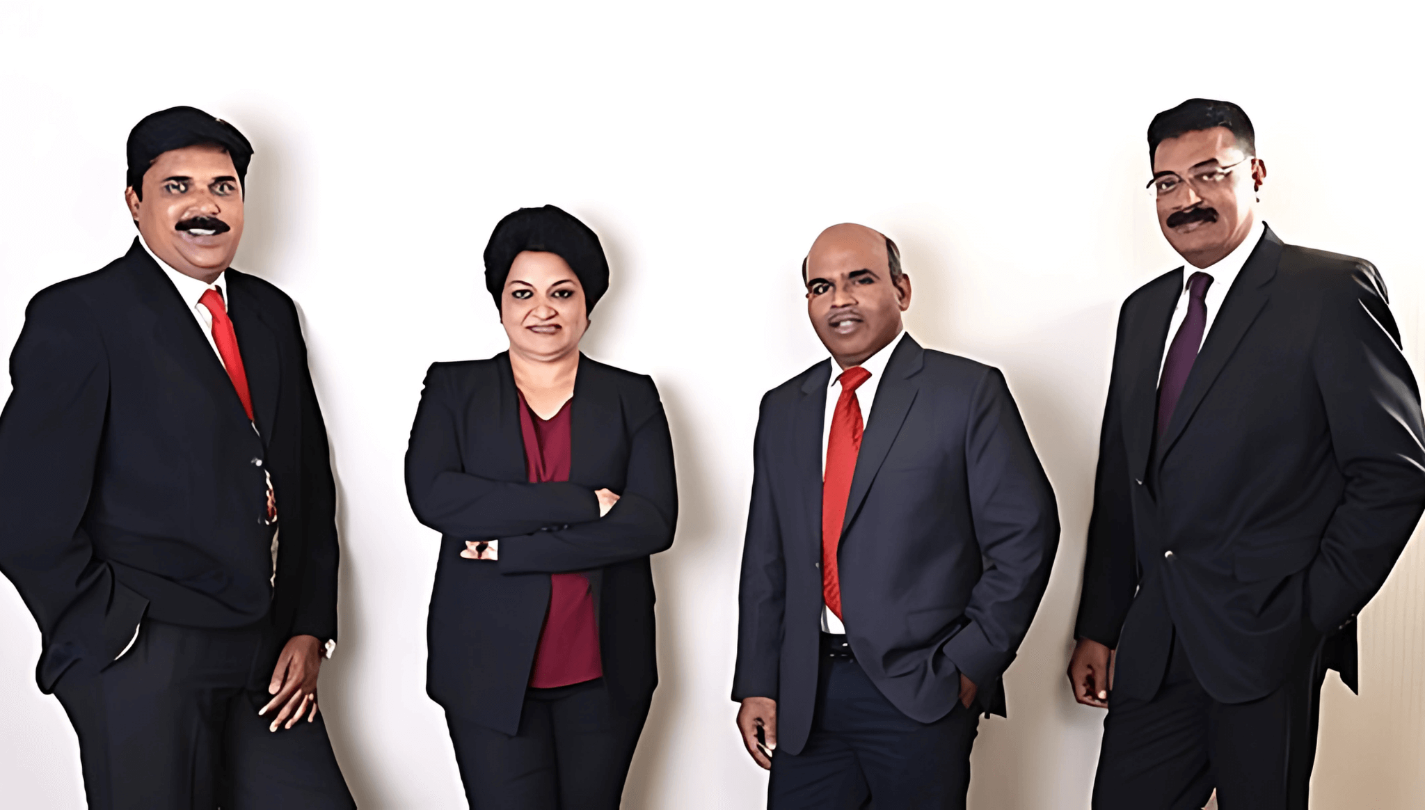 Manju Dhawan and her team, co-founder of Ecom Express in India.