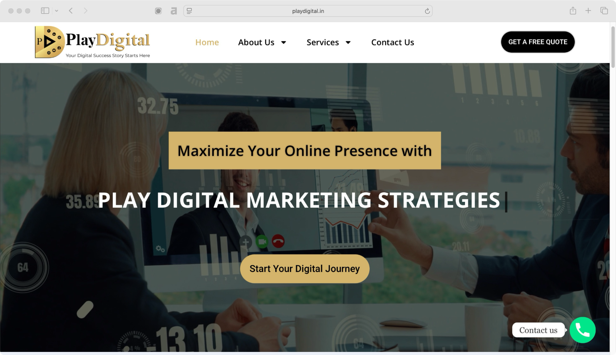 Play Digital is a digital marketing company near me based in Faridabad, offering services like SEO, web design, and ads.