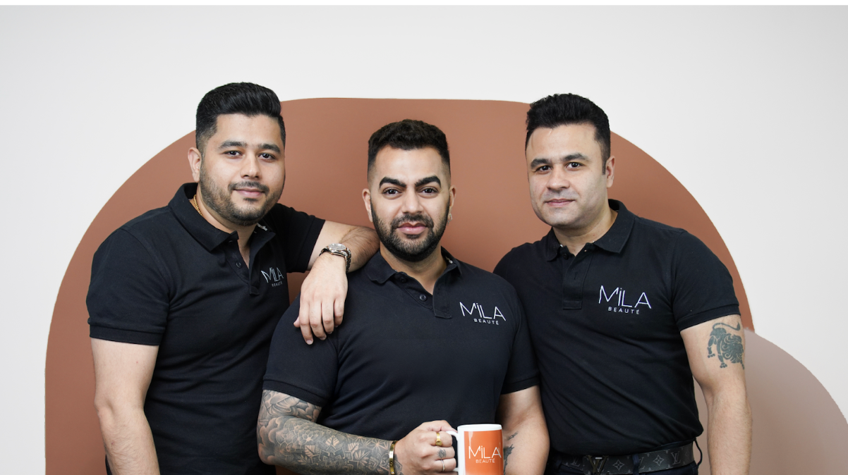 Saahil Nayar, Sachin, and Keshav Chadha from Mila Beauté are among the best entrepreneurs in Faridabad.