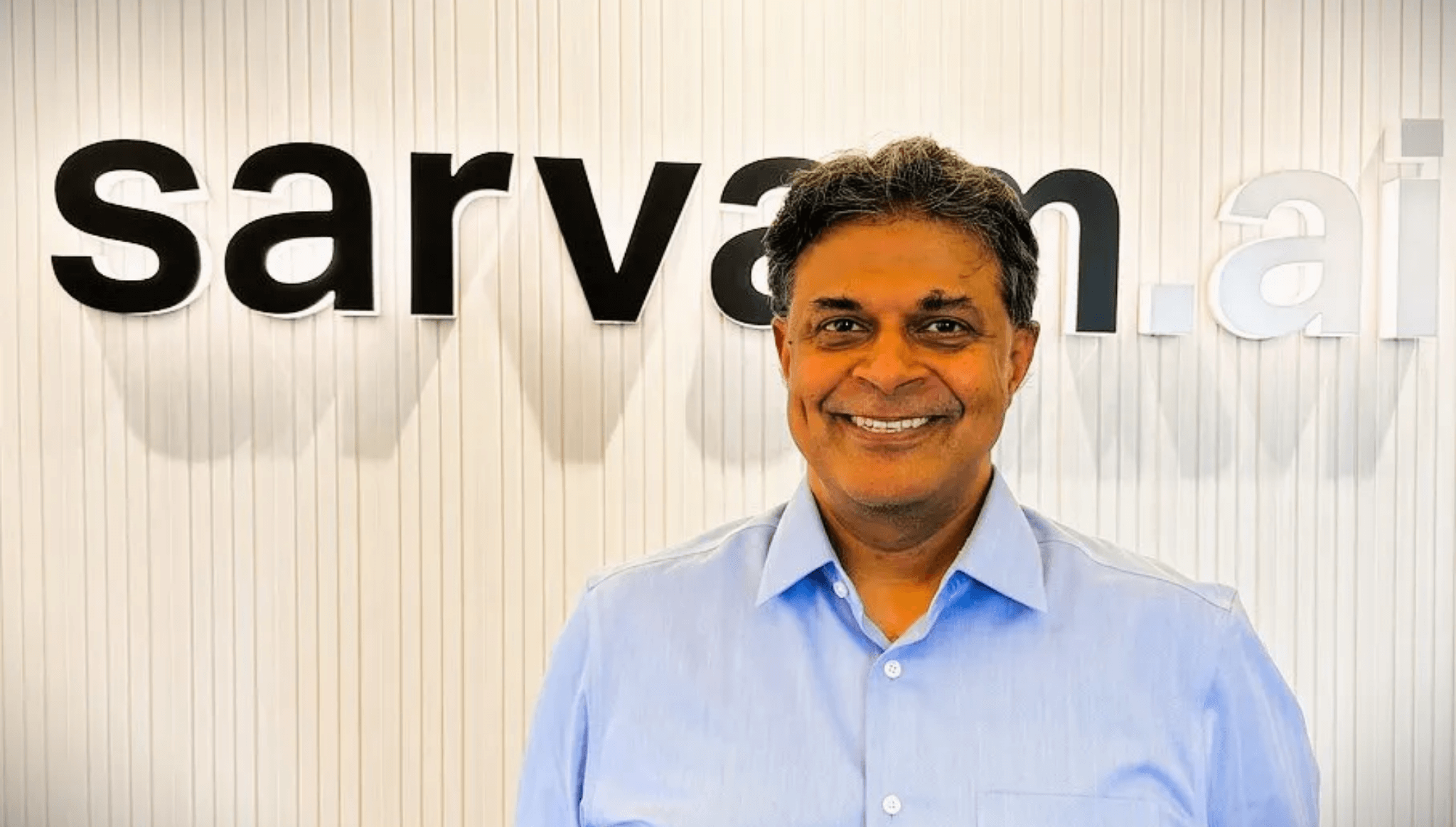 Vivek Raghavan, co-founder of Sarvam AI in India.