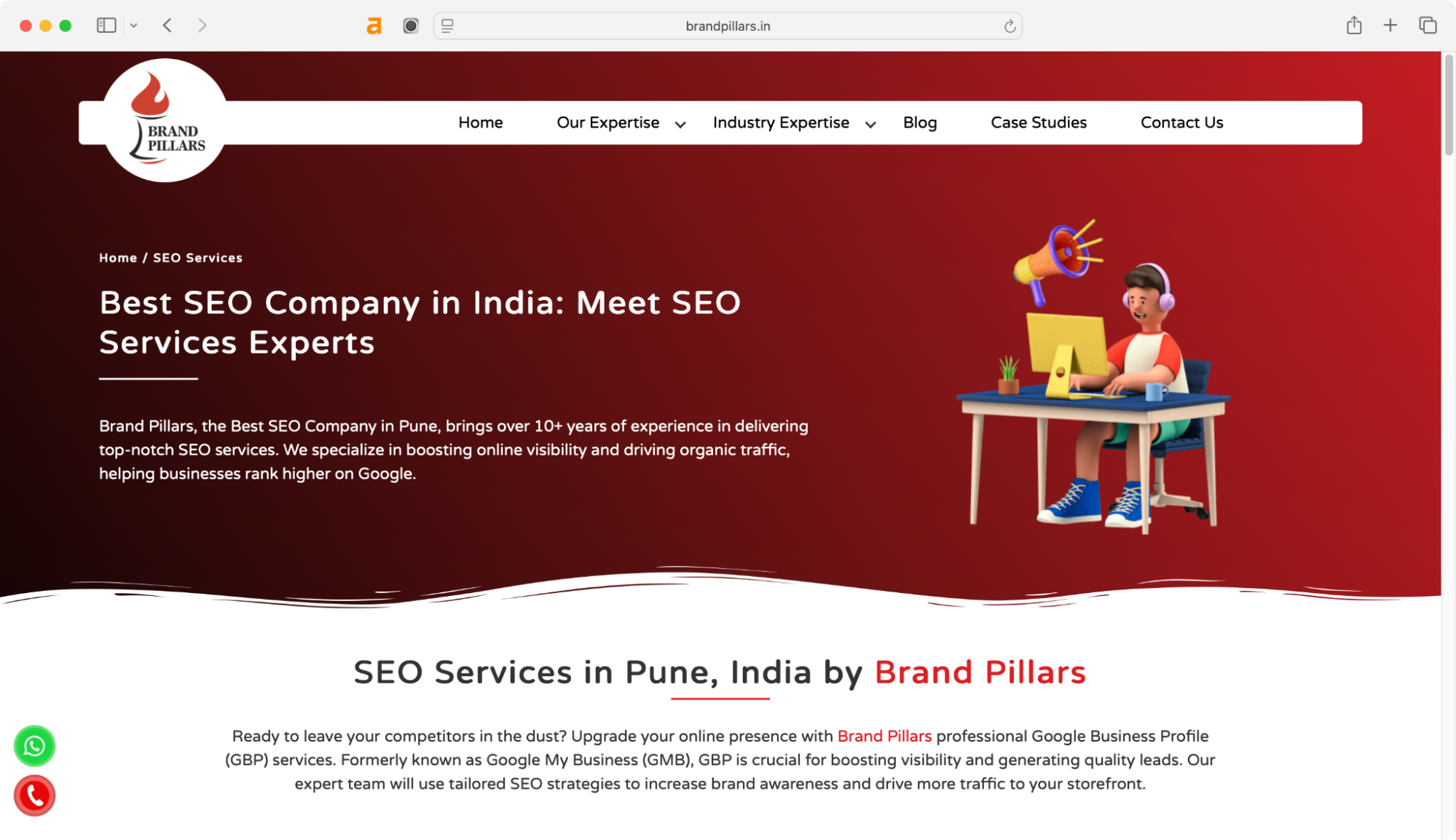Brand Pillars is one of the top SEO companies in Pune, offering customized strategies for businesses.