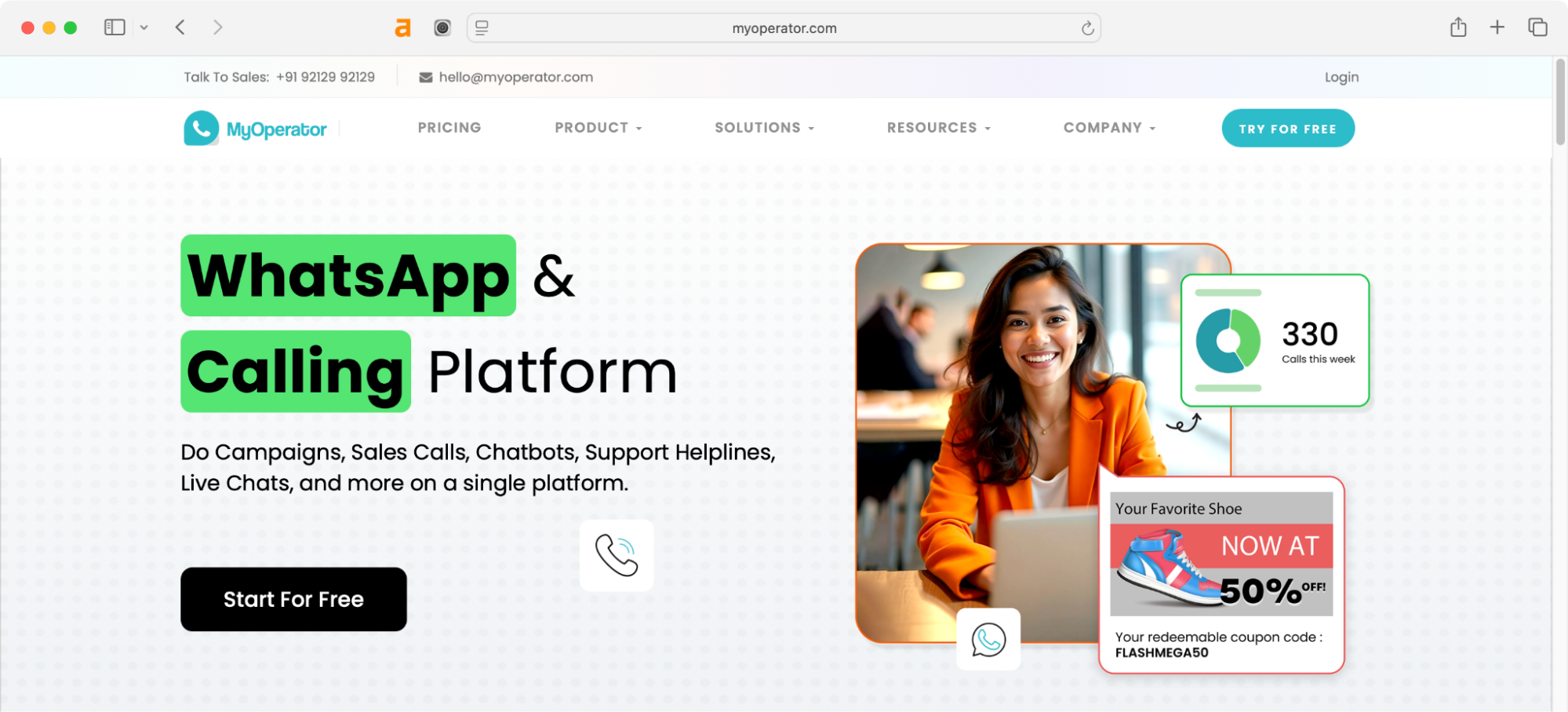 Case study of MyOperator achieving 73K monthly organic traffic through strategic SEO.