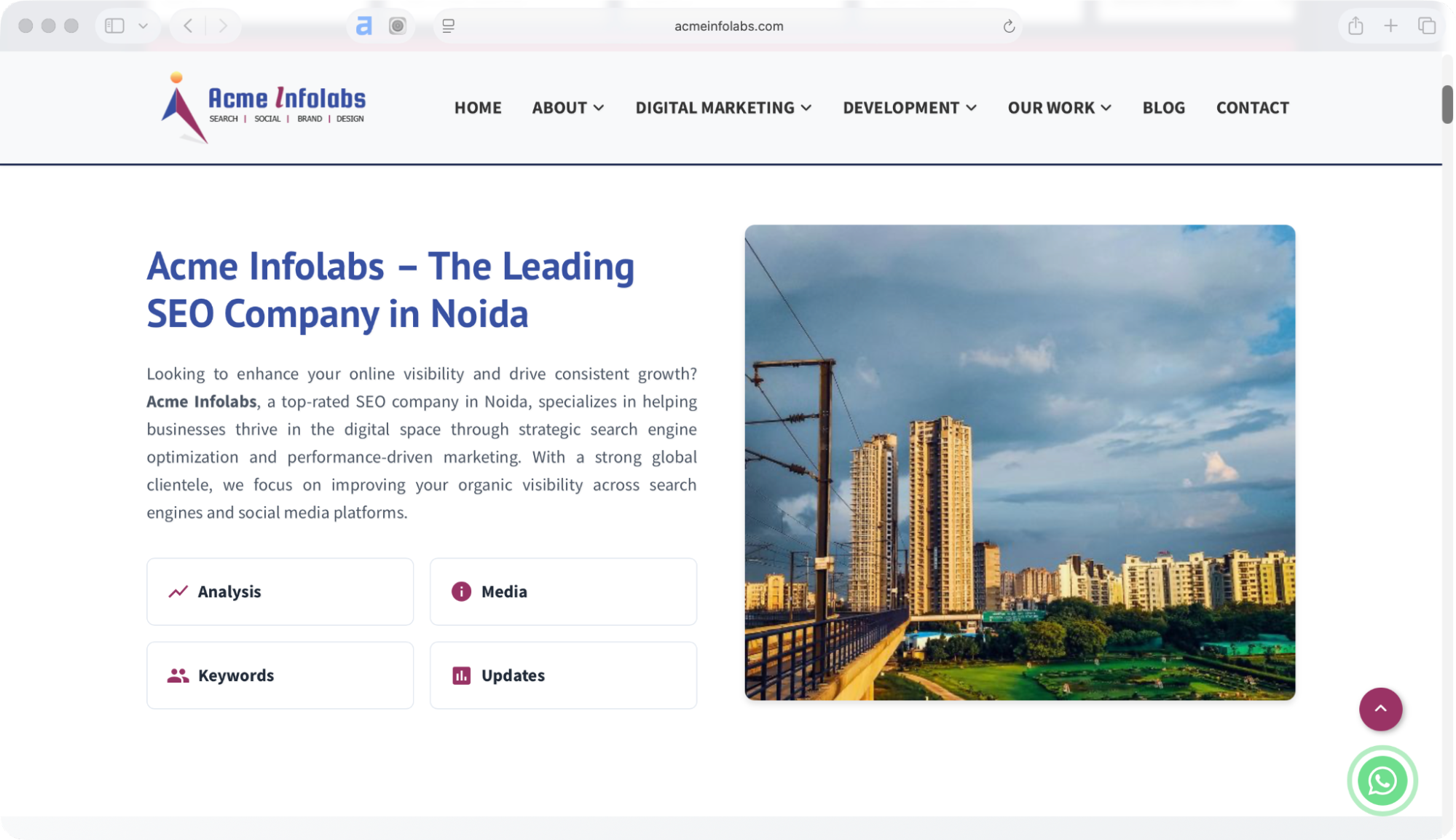 Acme Infolabs is one of the top SEO companies in Noida.