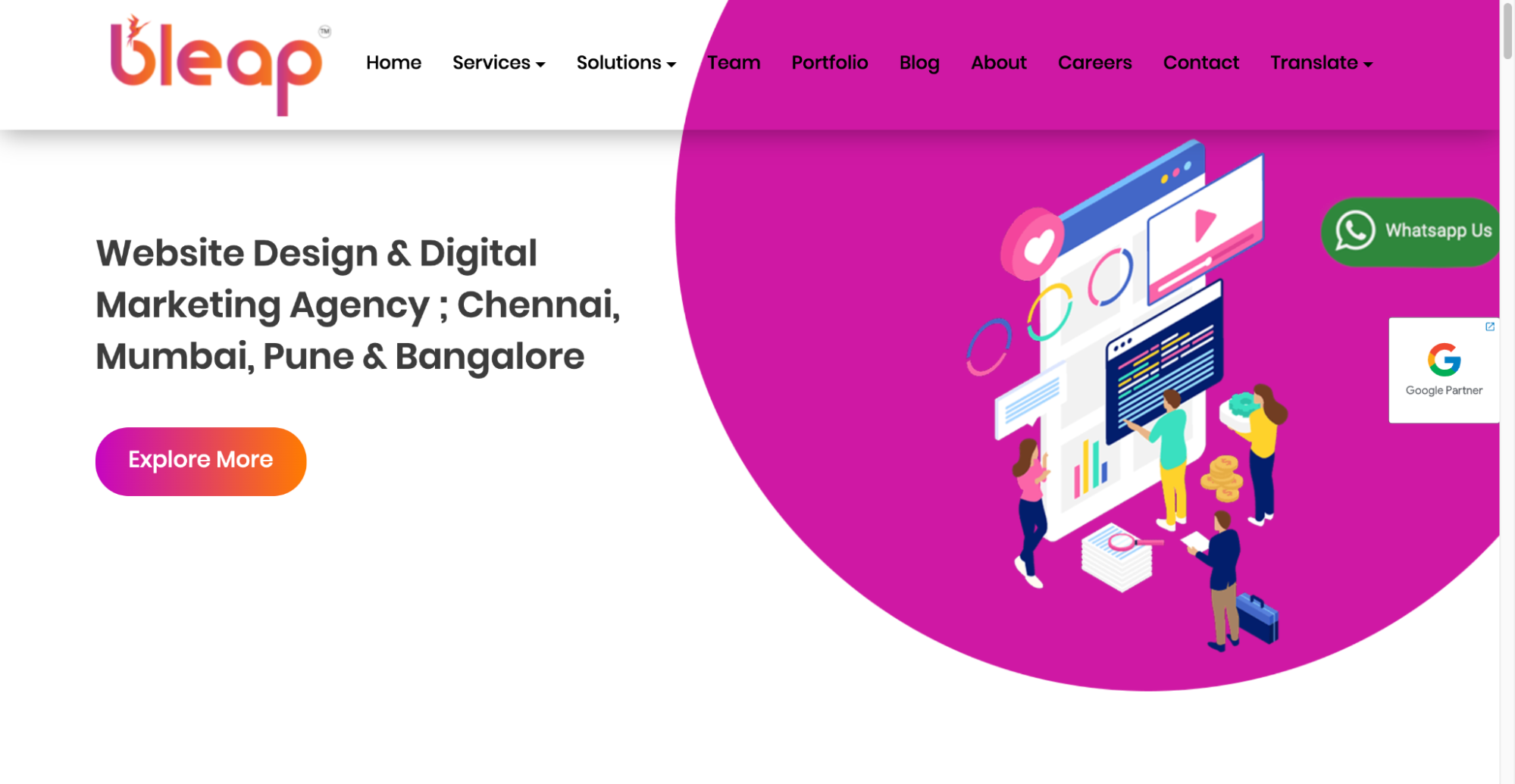 BLeap is among the top digital marketing agencies in Chennai offering structured, accountable marketing strategies.