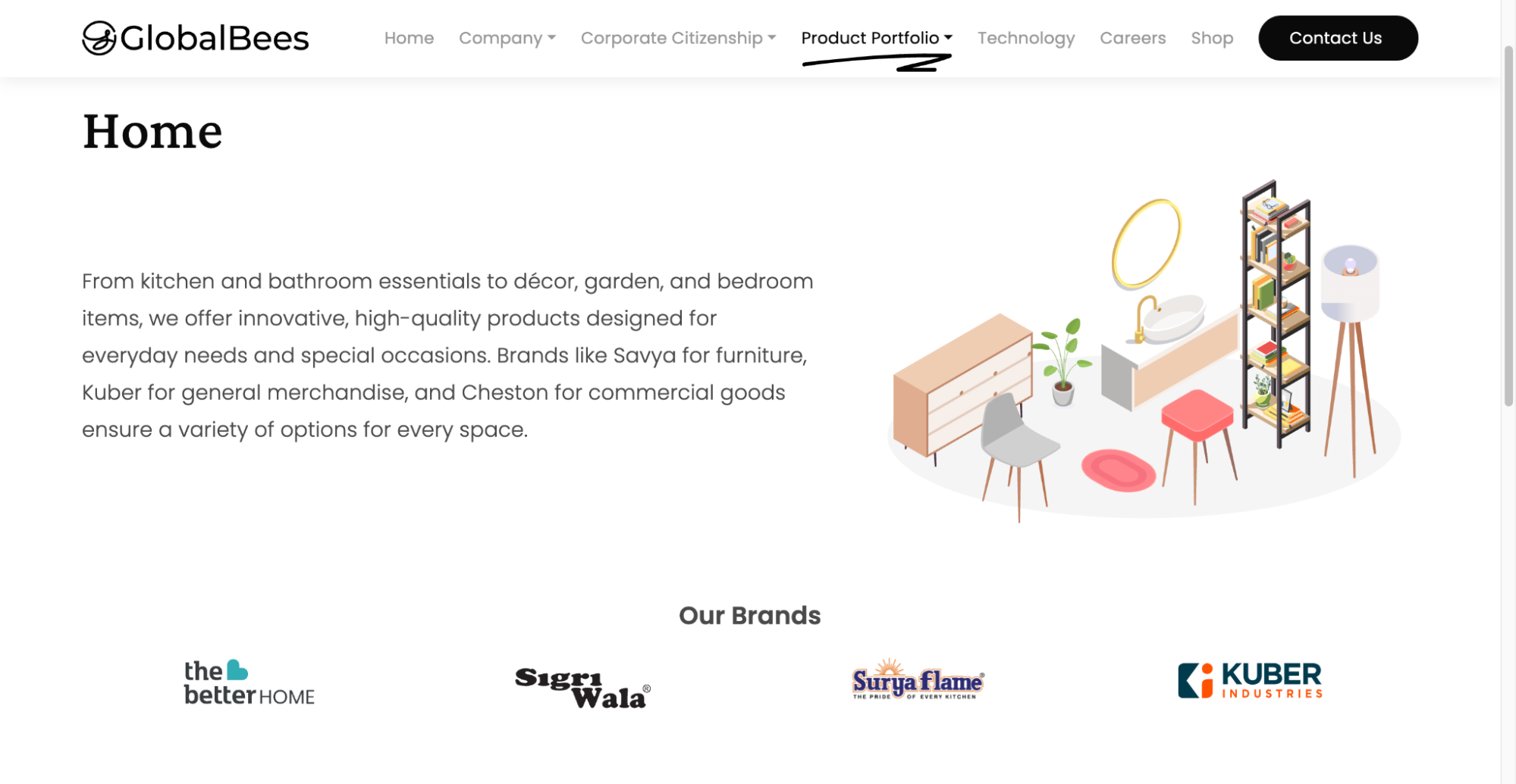 GlobalBees, a Delhi-based startup in e-commerce and retail.