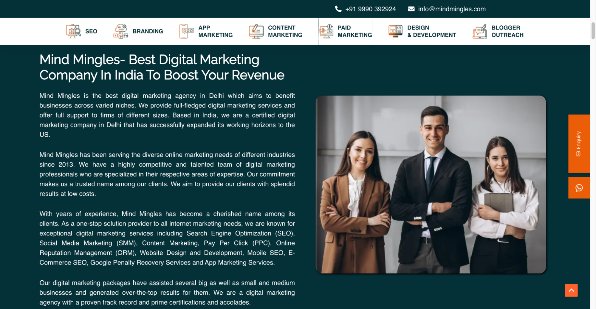 Mind Mingles is a full-service digital marketing company in Delhi.