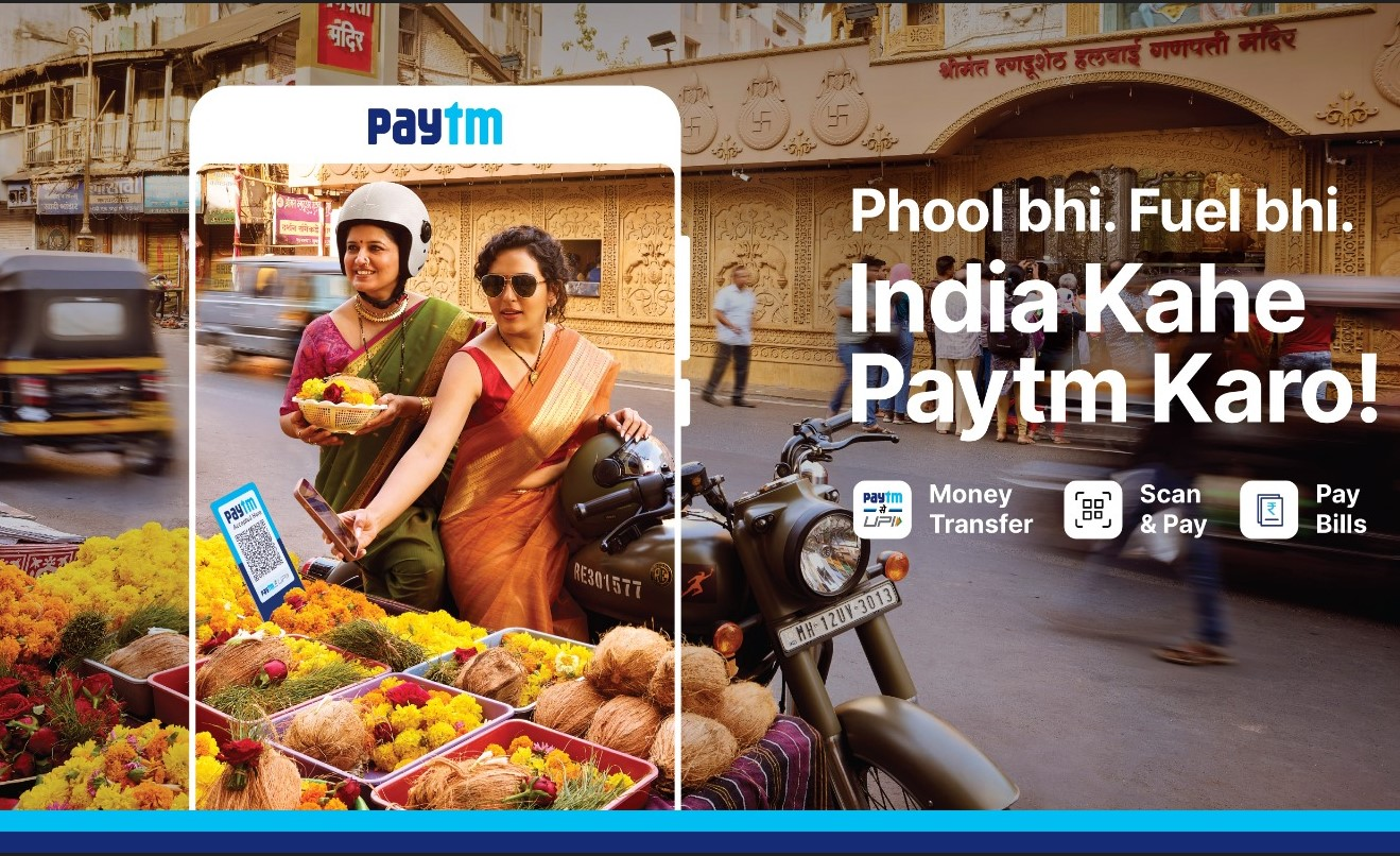 Paytm campaign showcasing payment solutions for small businesses.