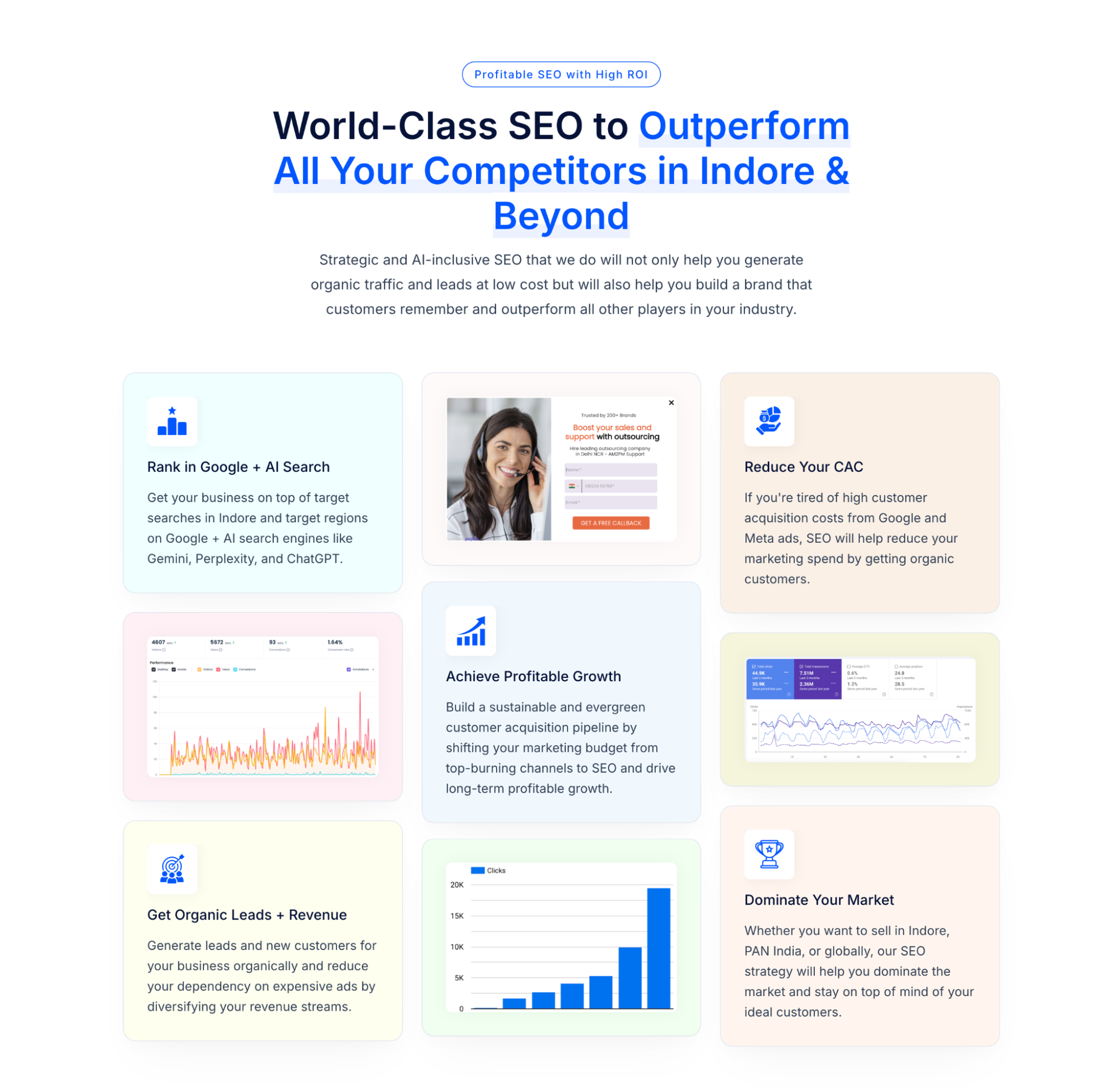 ZeroAdo is one of the best SEO agencies in Indore for startups and SMBs, helping businesses turn organic search into predictable revenue.