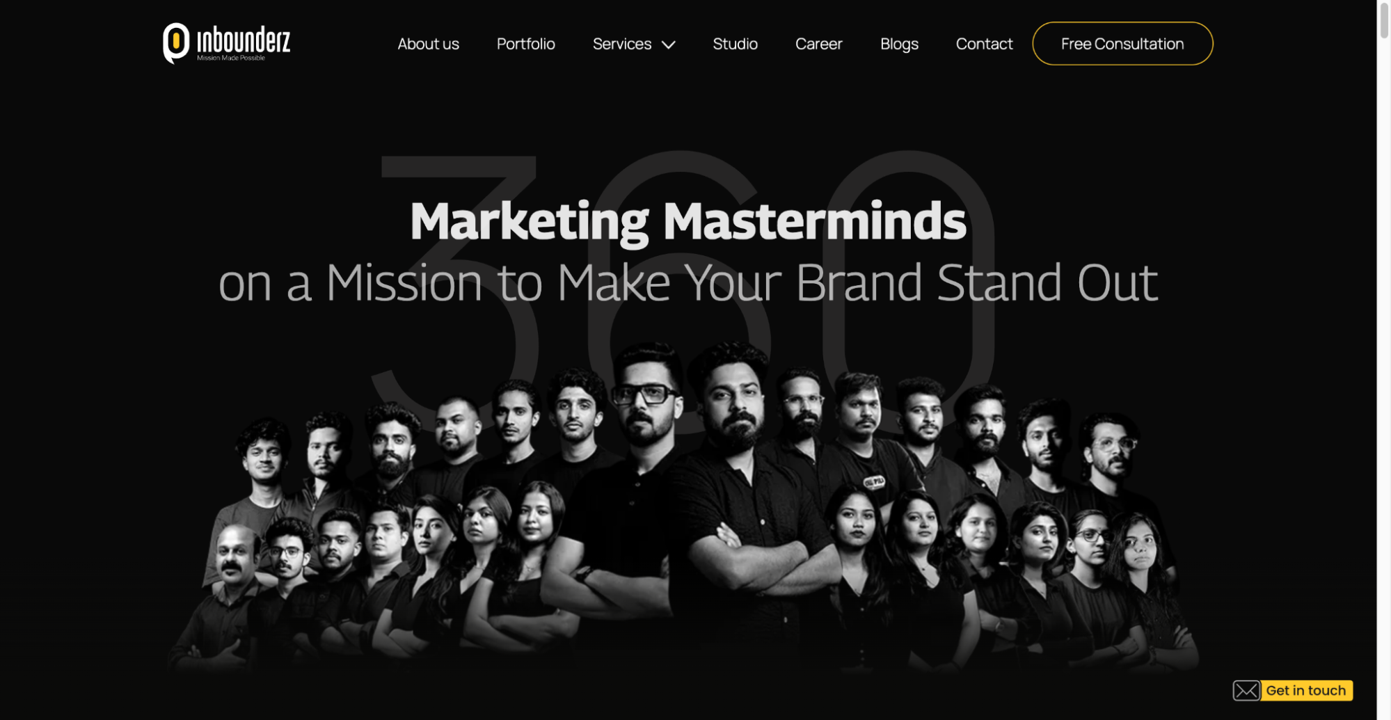 Inbounderz team working as the best digital marketing company in Bangalore.