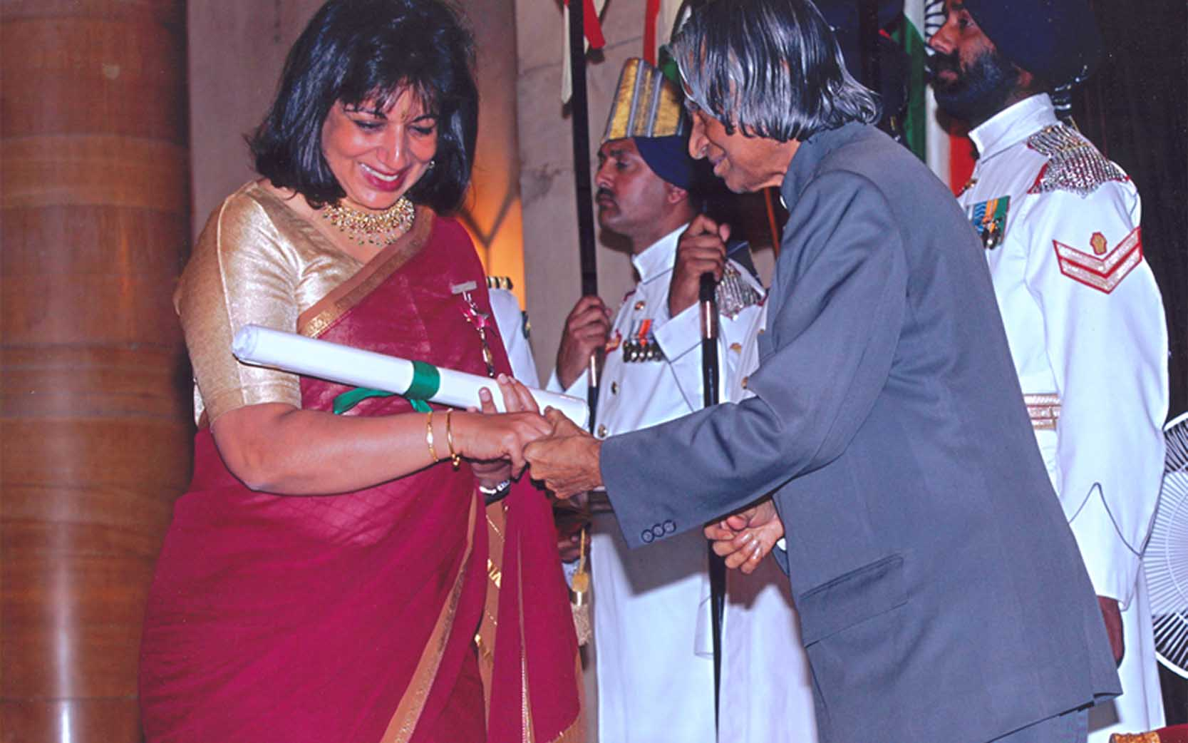 Kiran Mazumdar Shaw, a leading entrepreneur in Bangalore and founder of Biocon.