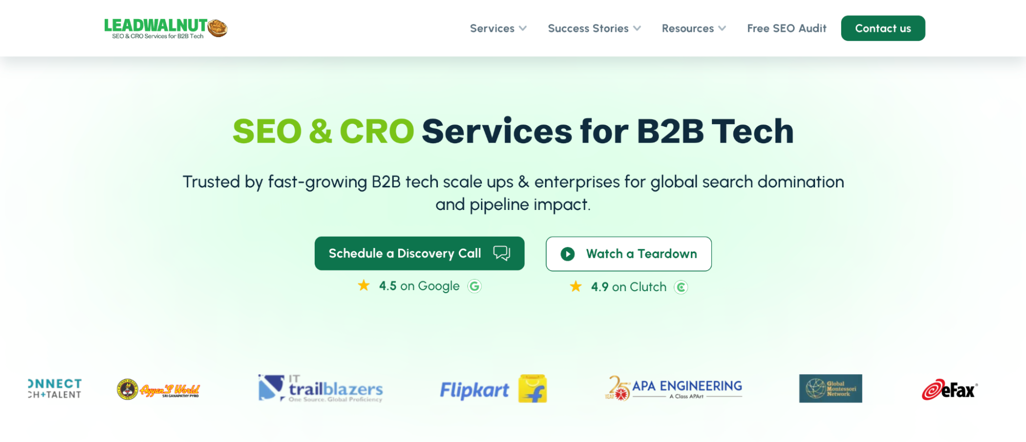 Lead Walnut is a B2B lead generation company in Bangalore that focuses on enterprise sales cycles.