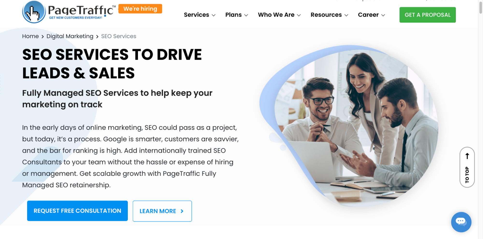 PageTraffic is the best SEO agency for small businesses in India.