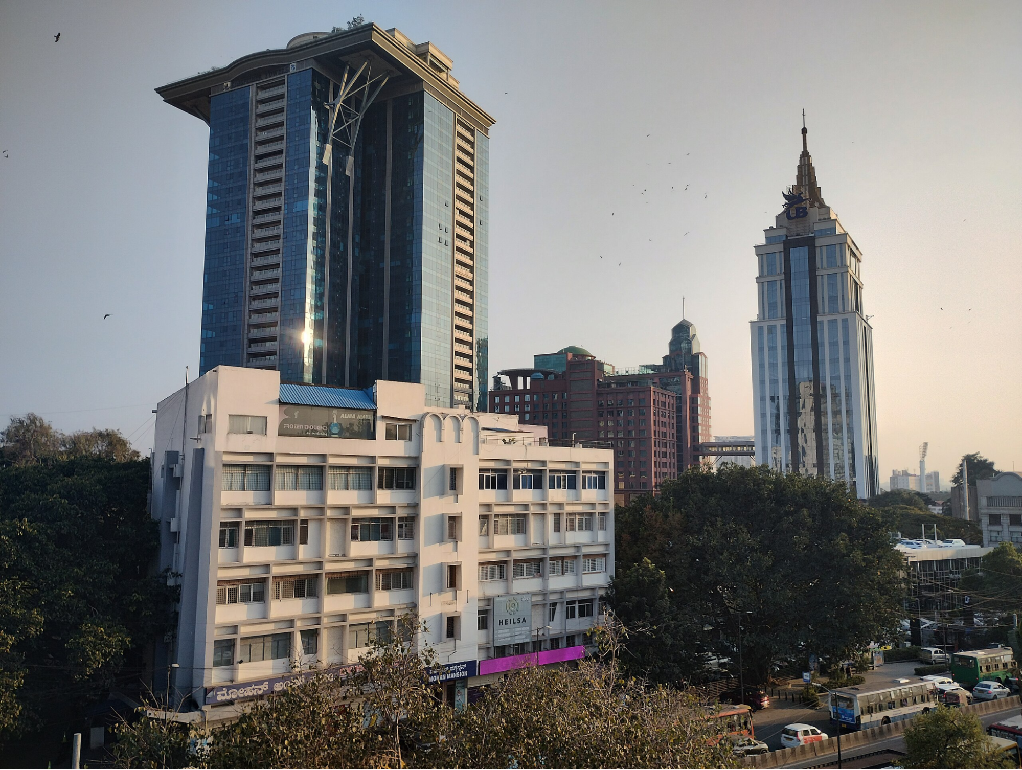 Tech parks in Bangalore with major IT parks across the city.