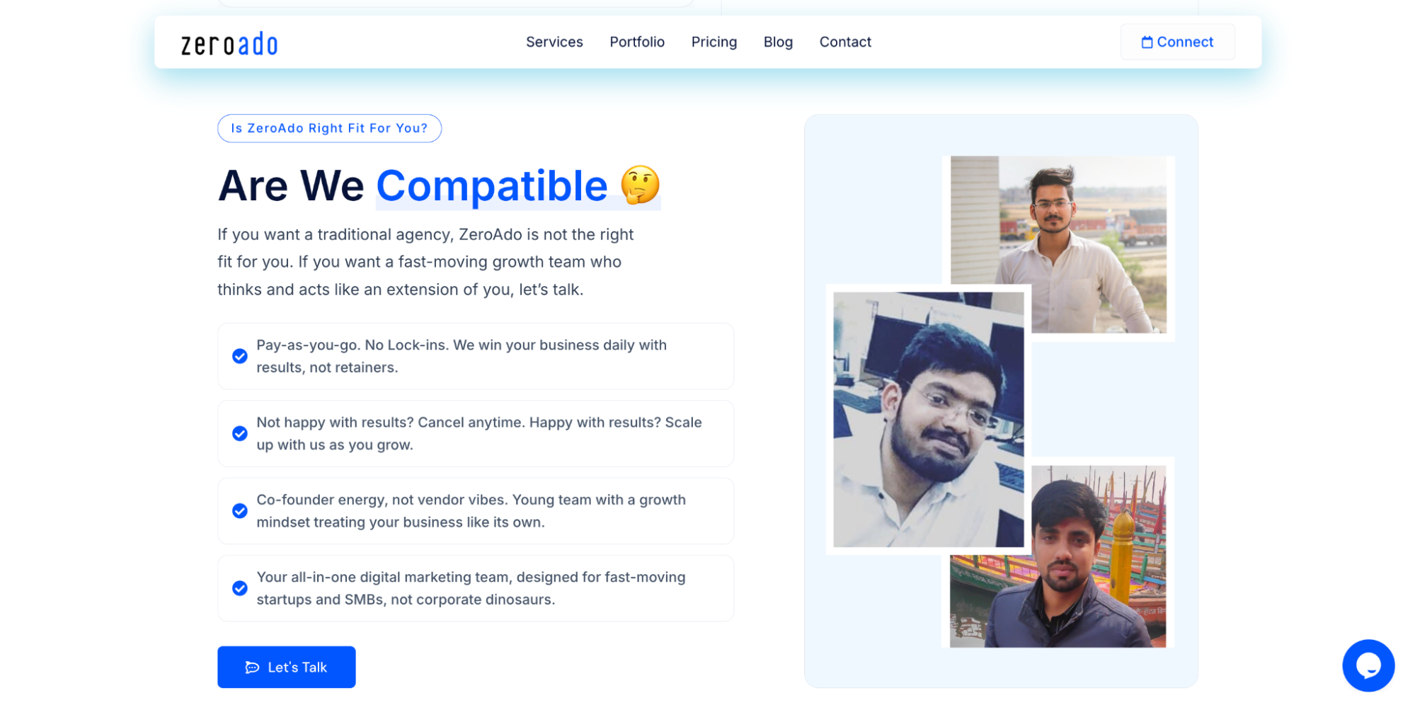ZeroAdo approach for GEO services for startups in Bangalore.