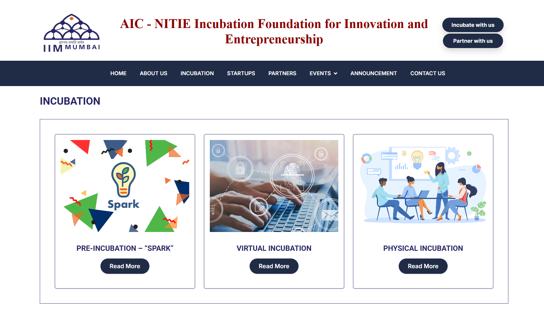 AIC NIFIE IIM Mumbai startup incubator supporting innovation and entrepreneurship in Mumbai.
