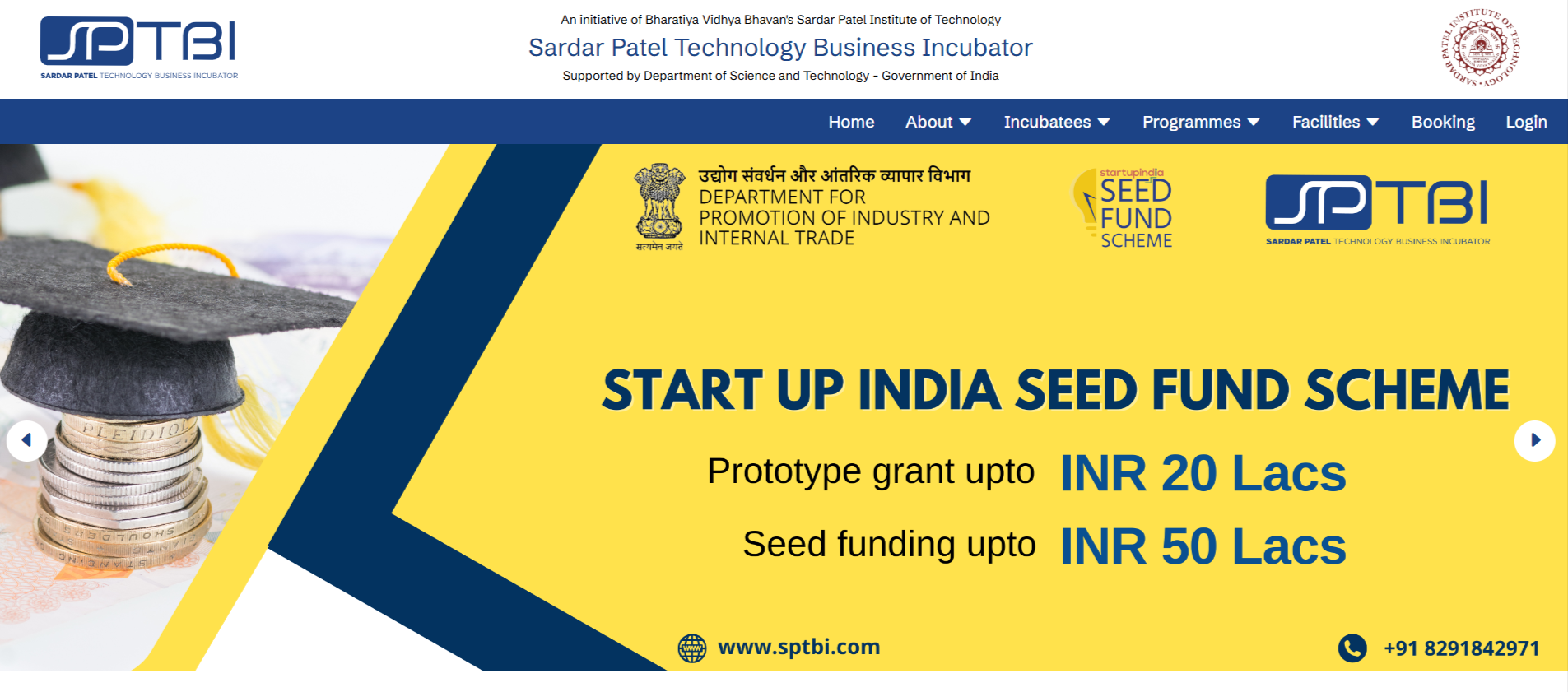 SP-TBI Sardar Patel Technology Business Incubator in Mumbai supporting technology startups and innovation.