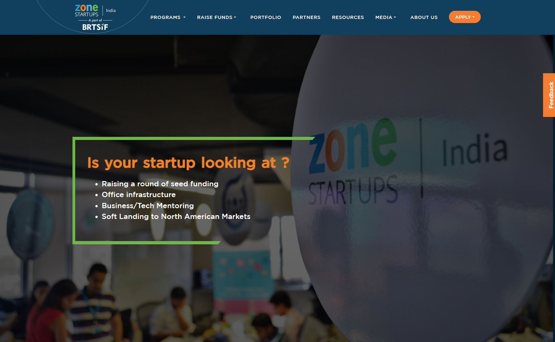Zone Startups India accelerator in Mumbai supporting startups with funding, mentorship, and global market access.
