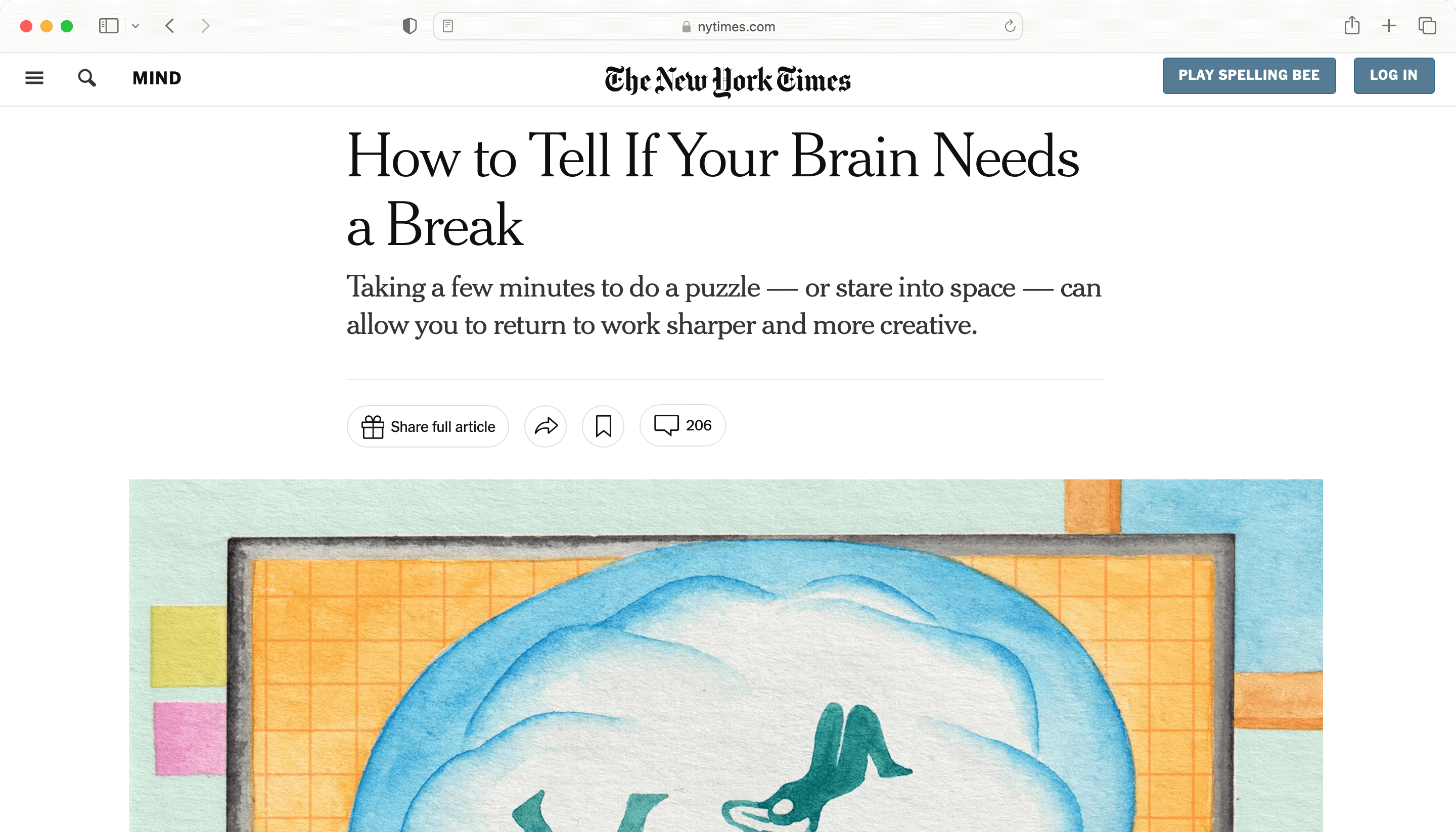The New York Times following SEO copywriting checklist to make its copies emotionally stimulating.