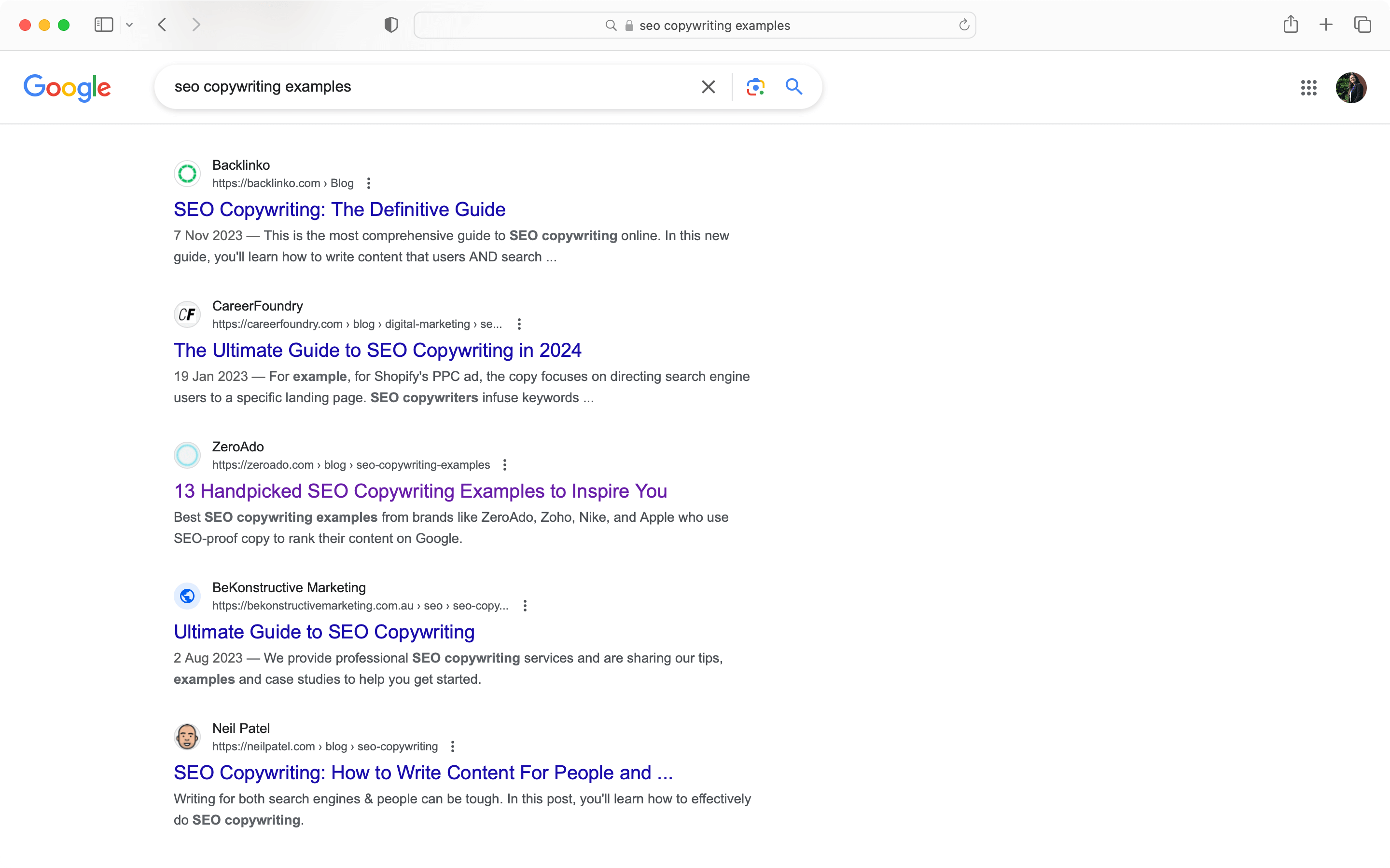ZeroAdo’s blog is ranking because the title copy has been designed to provide a solution to the user as per SEO copywriting checklist.