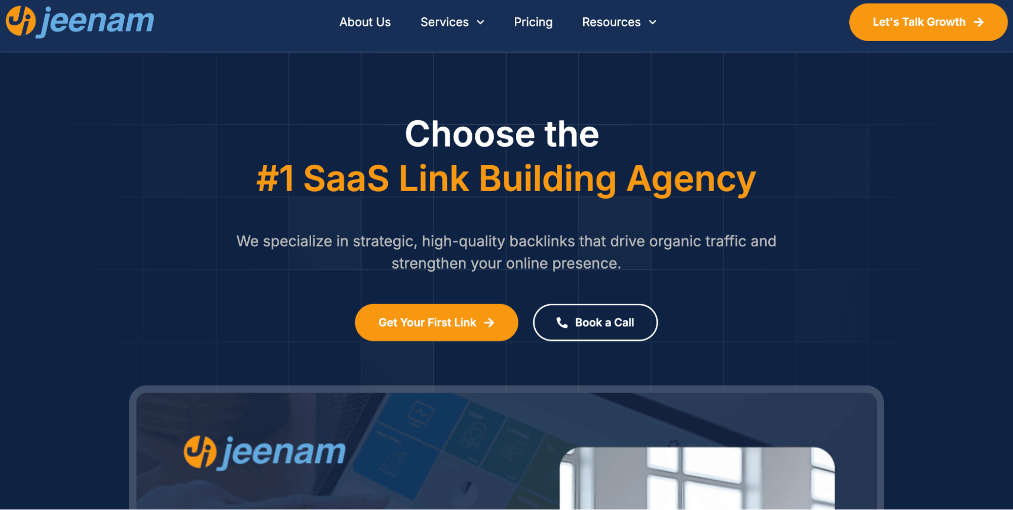 Jeenam is a SaaS Link Building Agency.