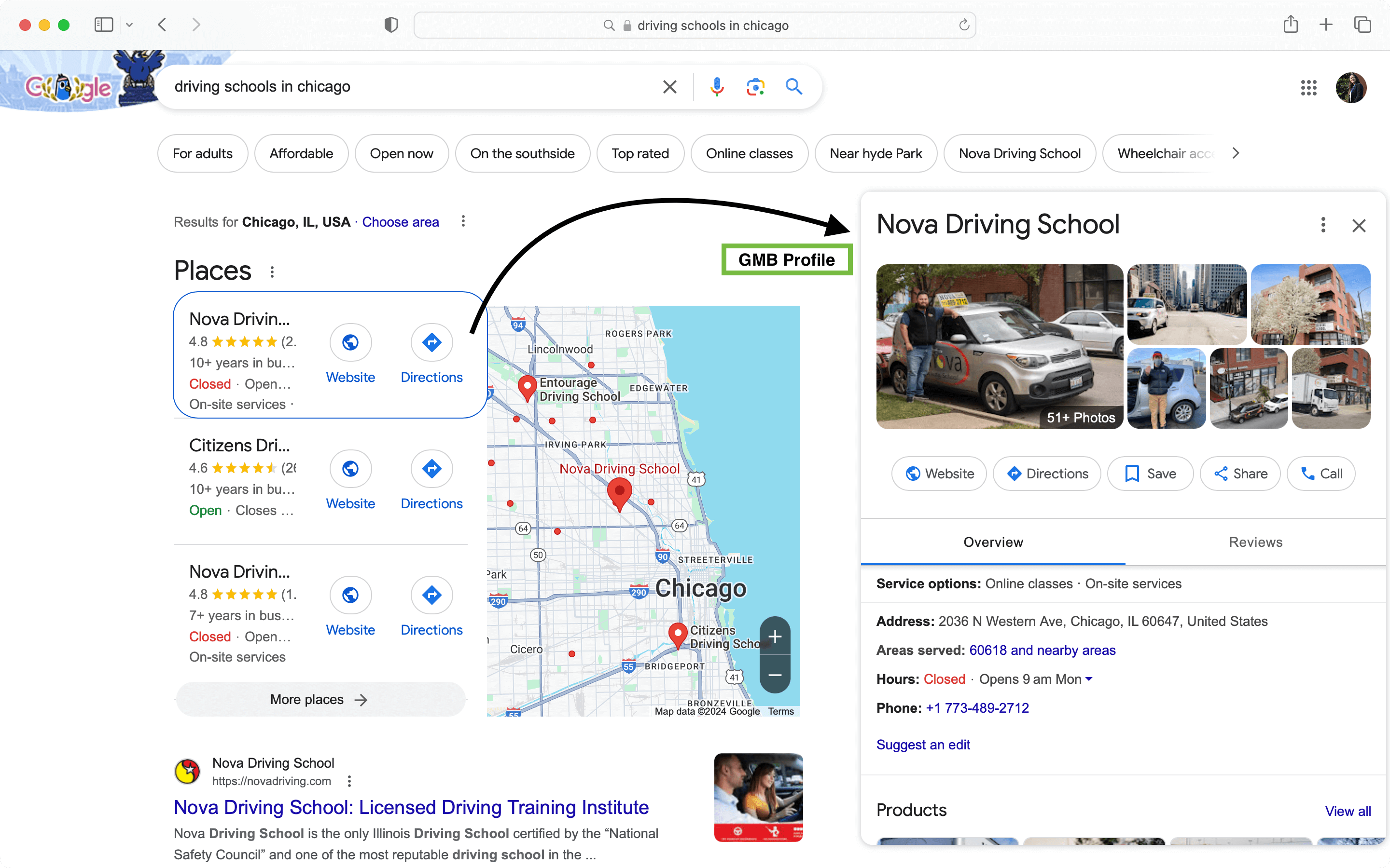 Complete your Google My Business profile to automatically build local SEO backlinks.