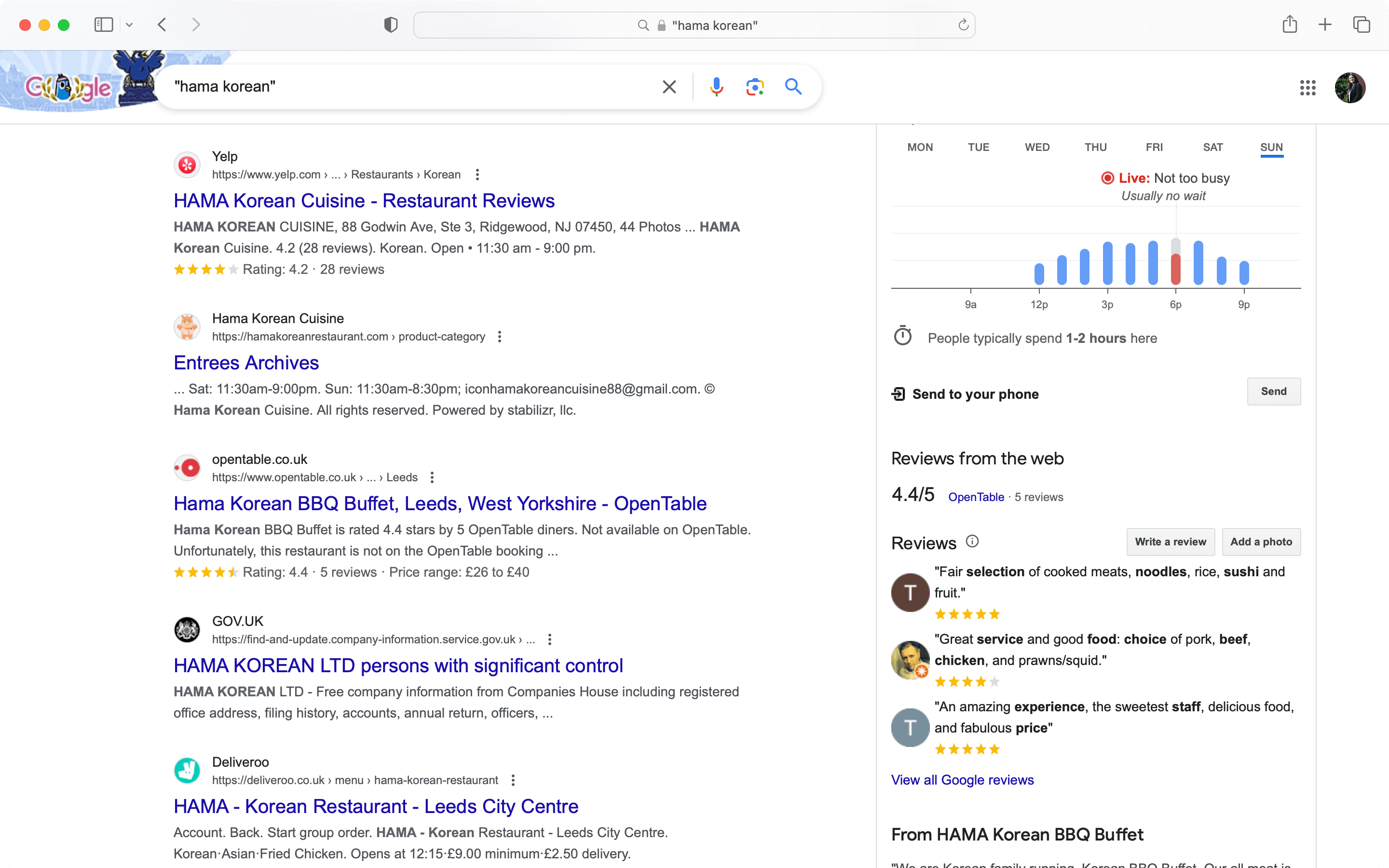 Find your business mentions for local linking.
