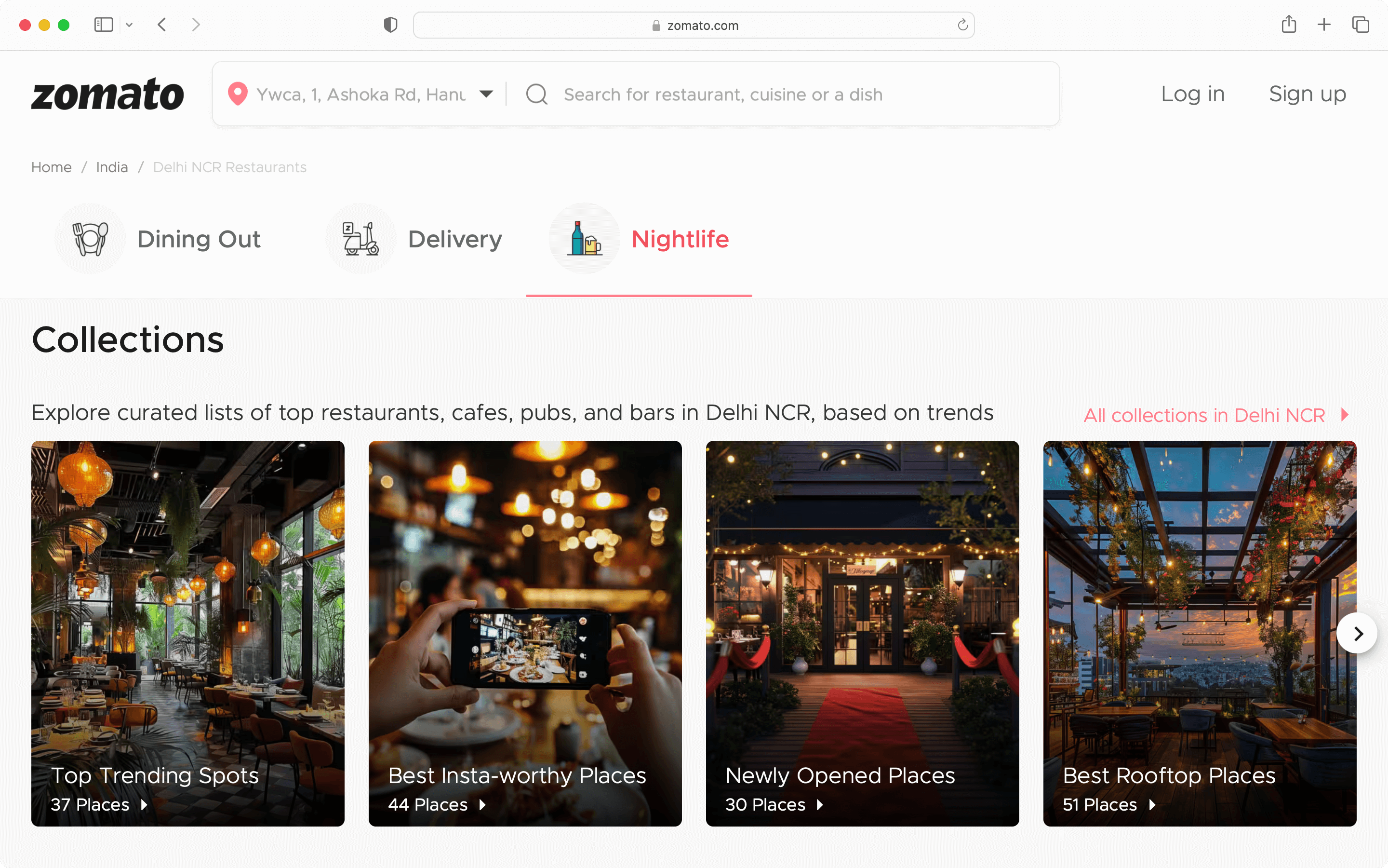 Zomato is a niche directory to build local SEO backlinks.