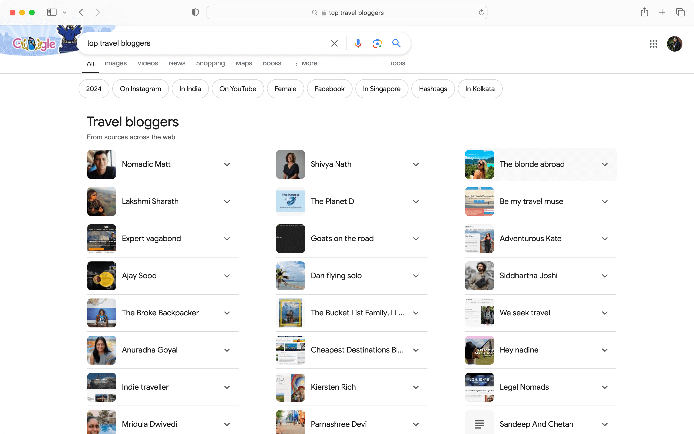 There are plenty of travel bloggers out there to get local links from.