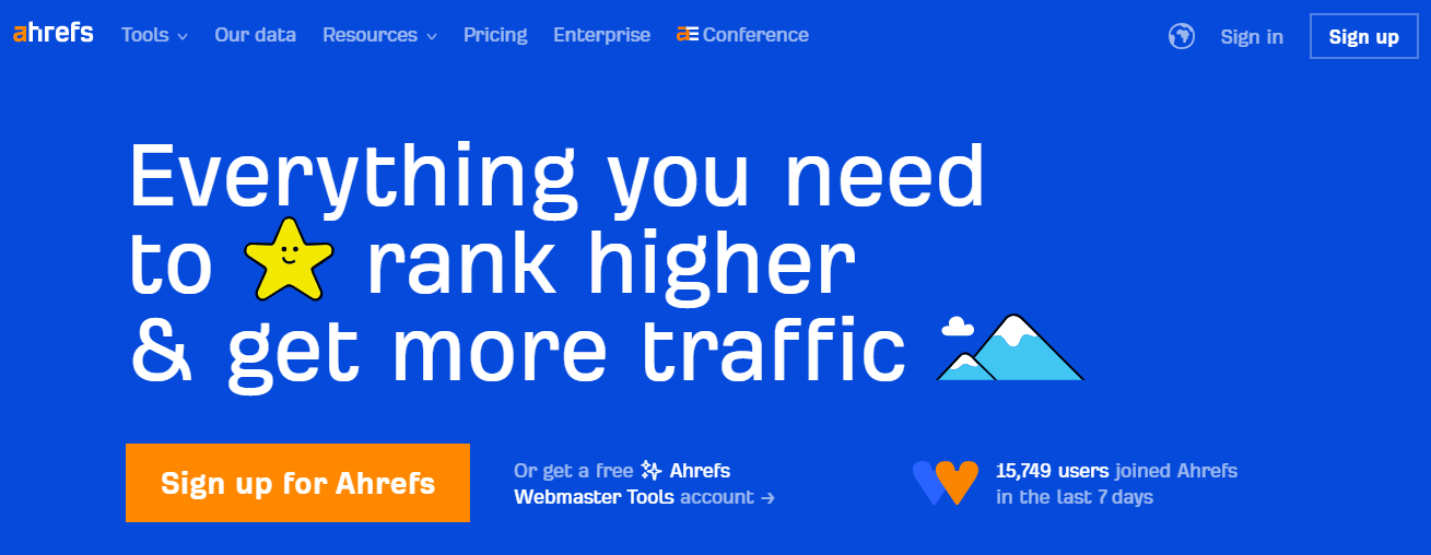 Ahrefs is one of the best B2B SEO tools.