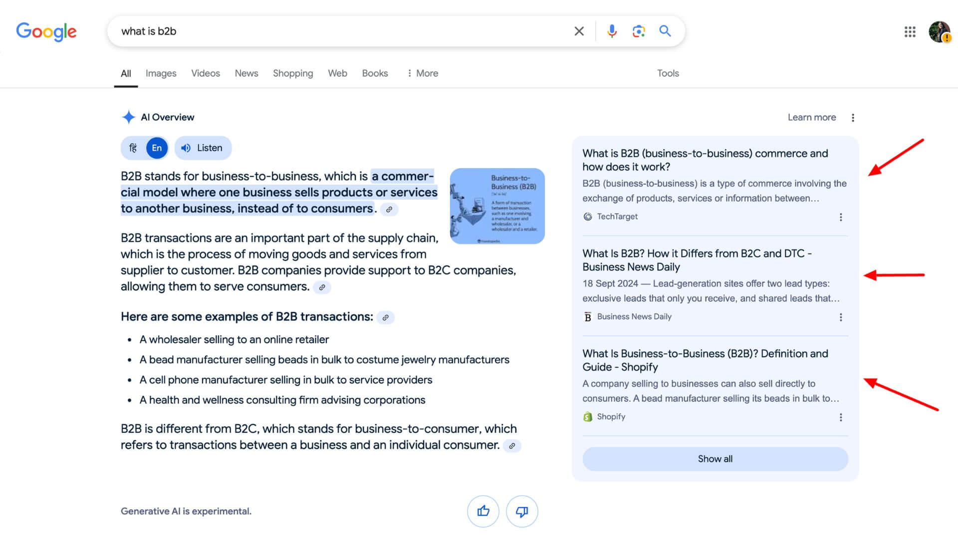Creating content on high quality keywords can help you get ranked in AI Overviews as well.