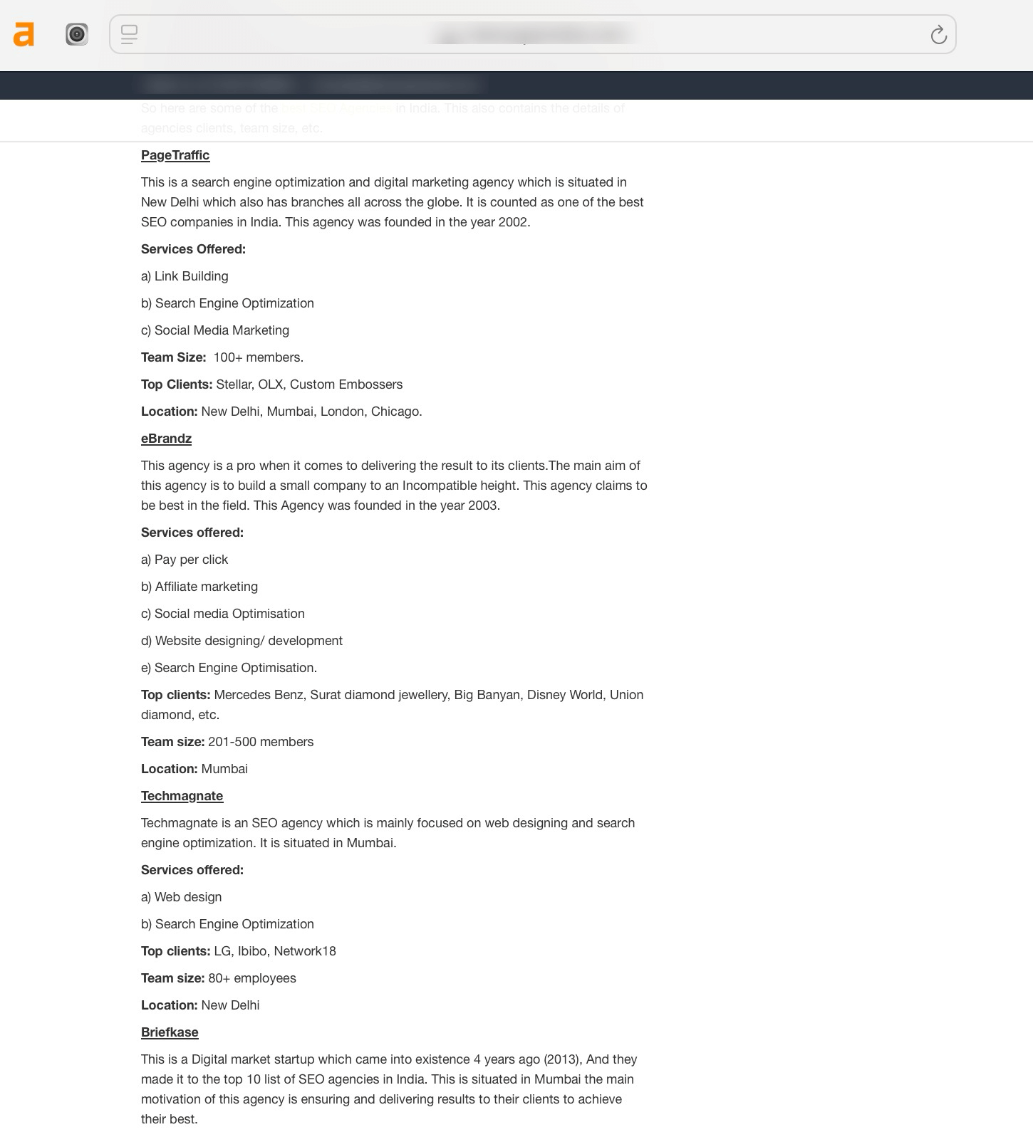 Example of non-helpful content update.